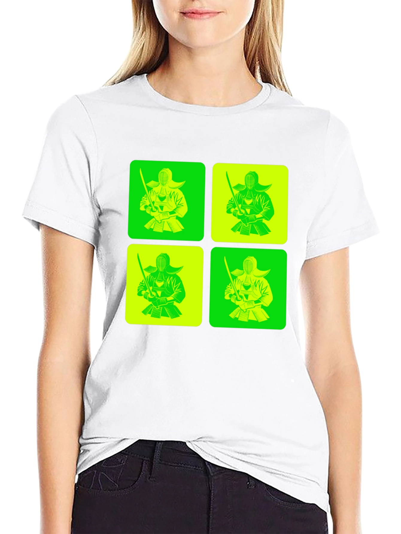Kendo Fighter Graphic Tee - Unique Design