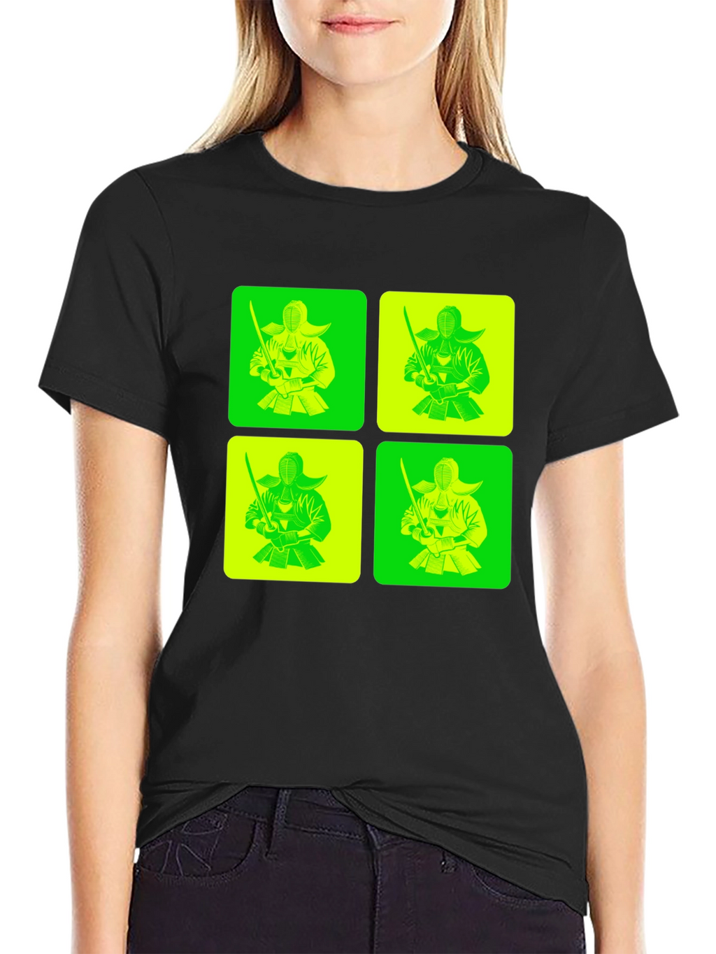 Kendo Fighter Graphic Tee - Unique Design