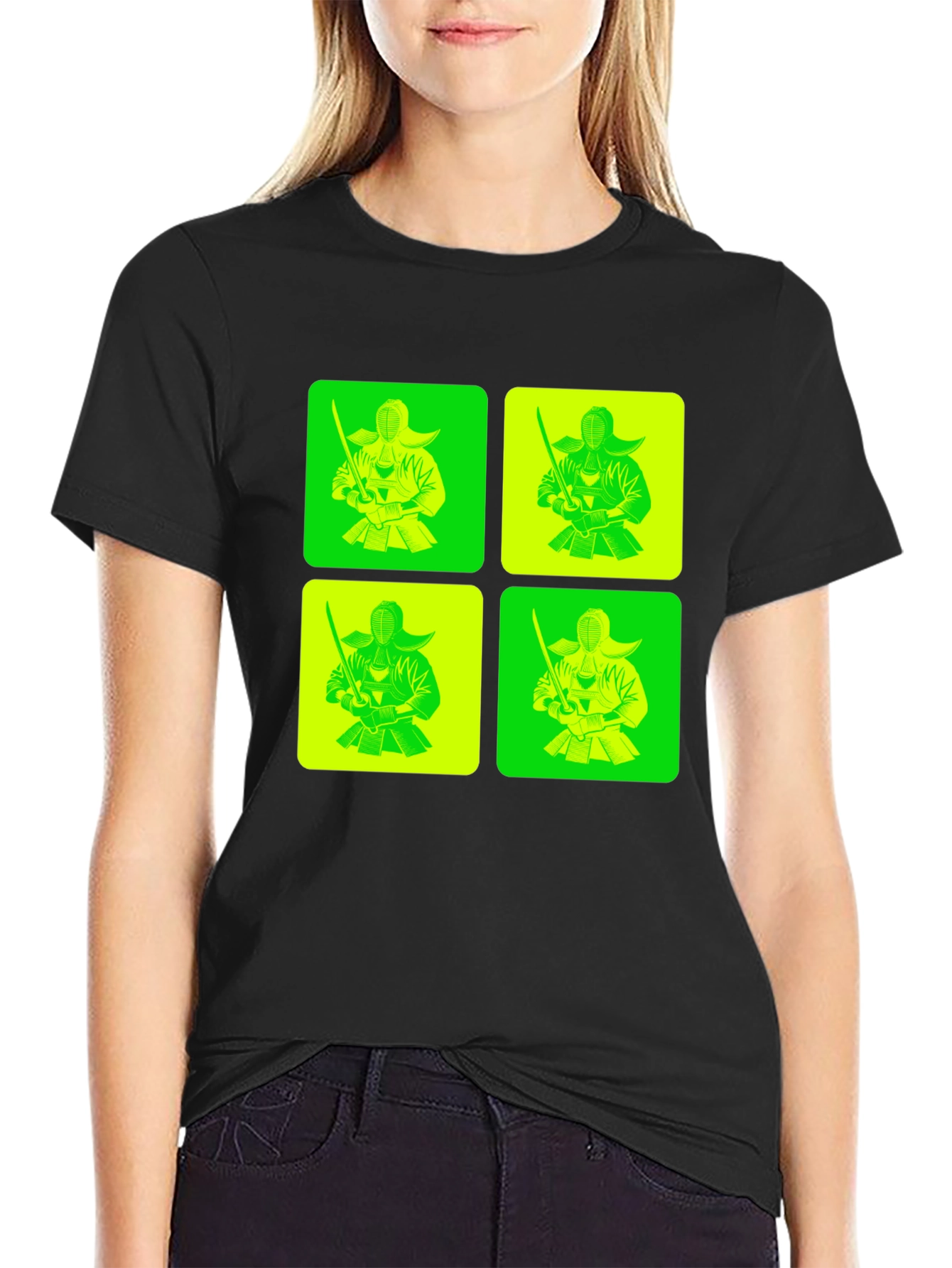 Kendo Fighter Graphic Tee - Unique Design