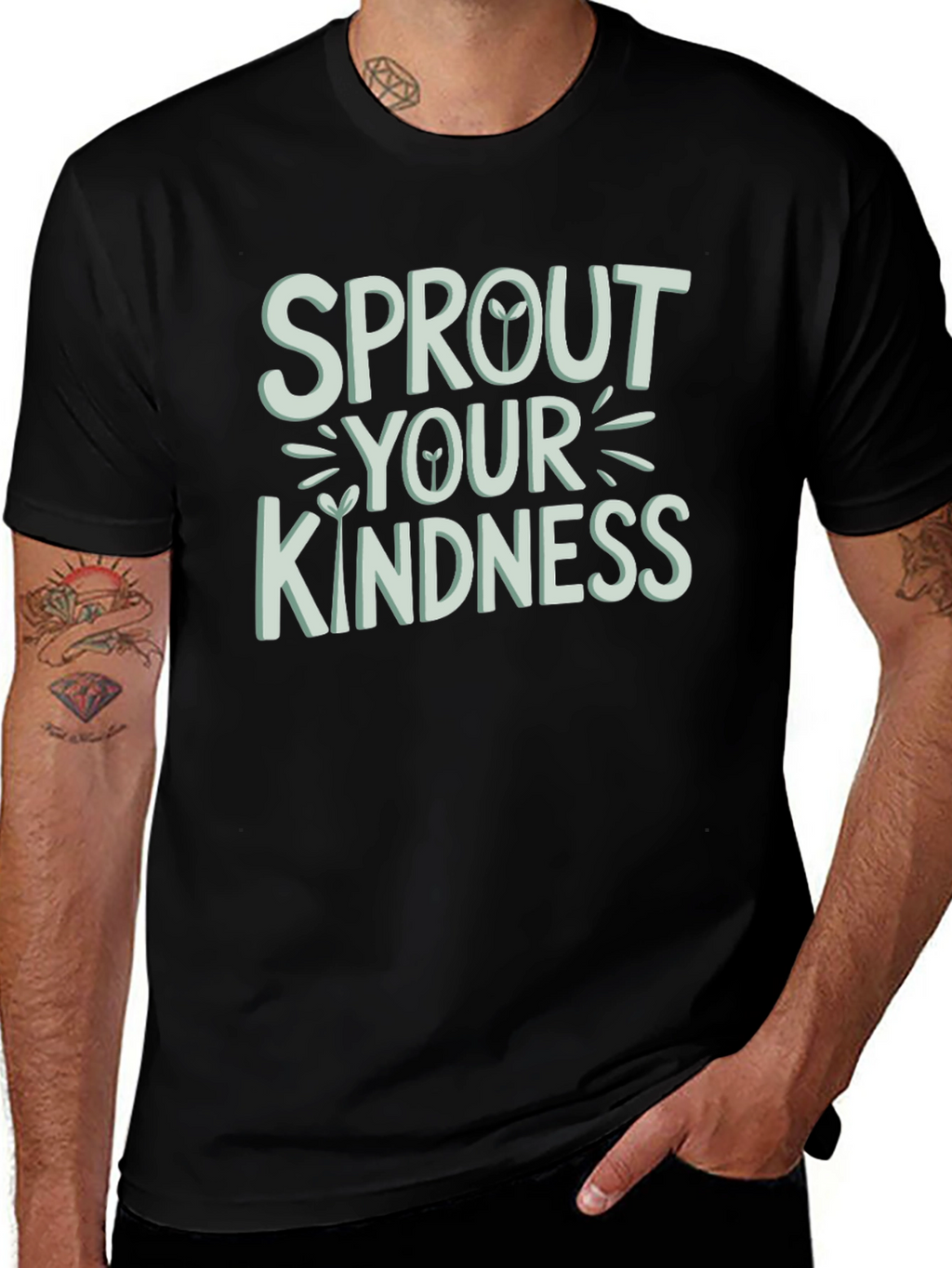 Sprout Your Kindness Graphic T-Shirt