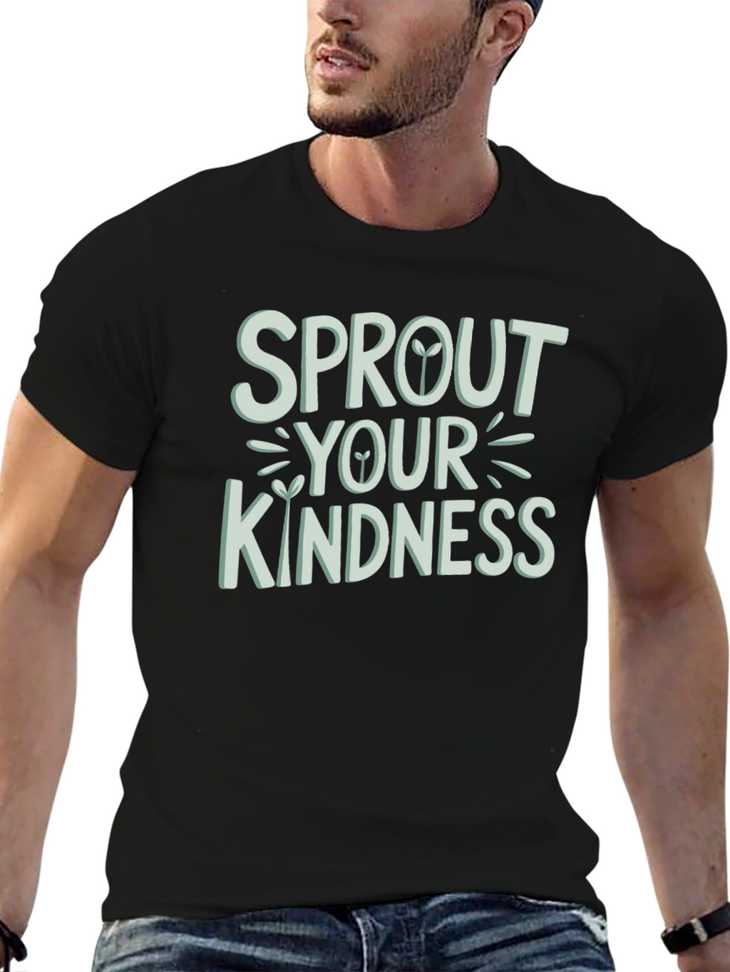 Sprout Your Kindness Graphic T-Shirt