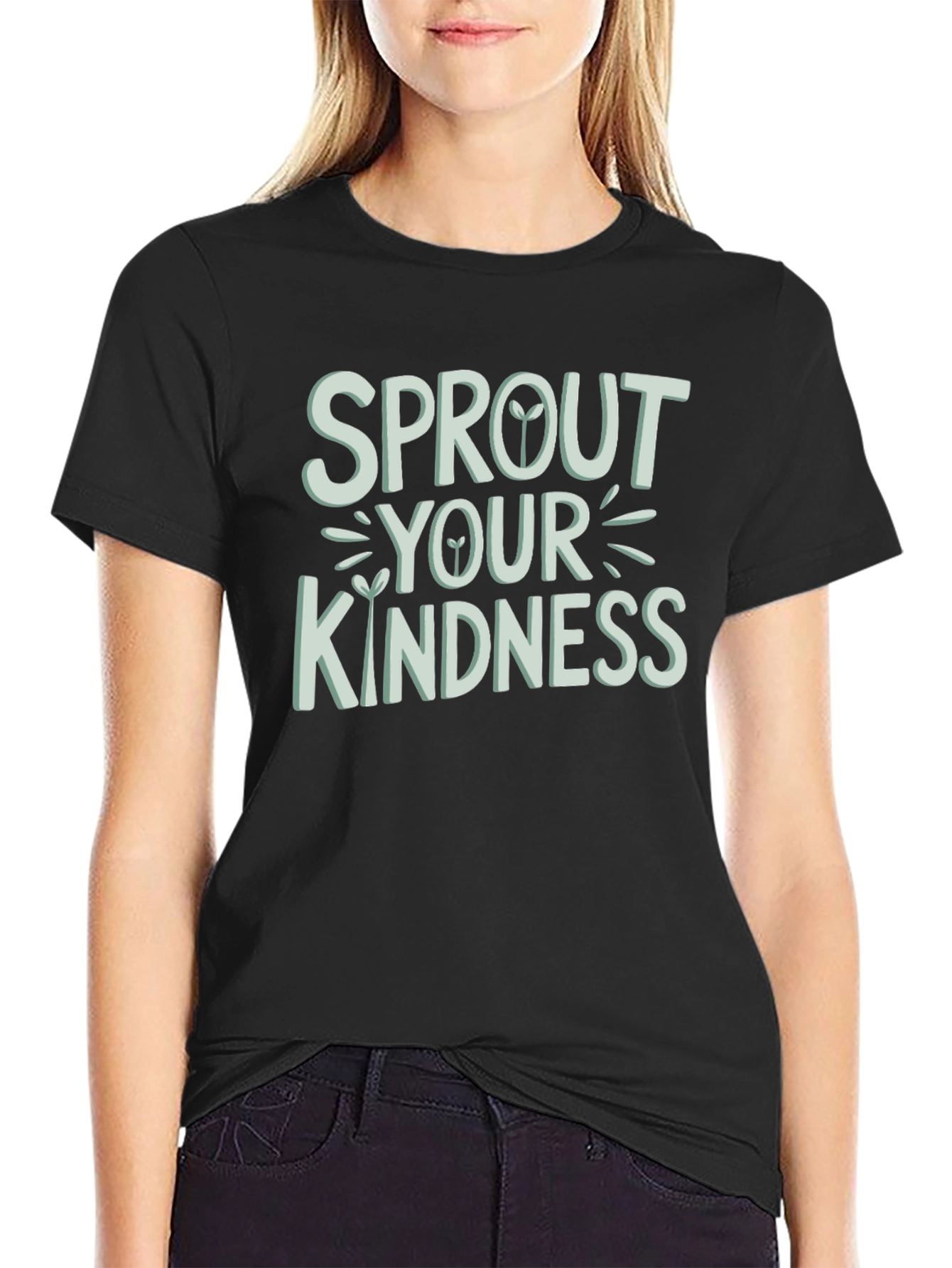Sprout Your Kindness Graphic T-Shirt
