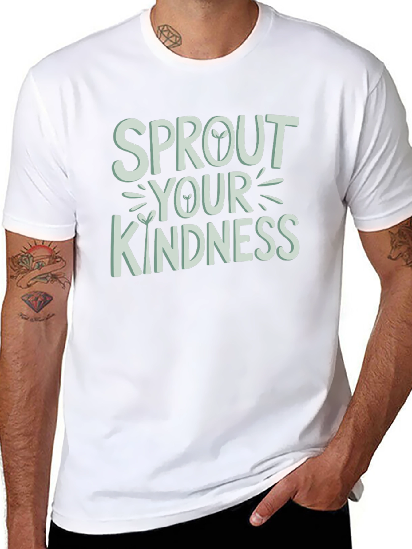 Sprout Your Kindness Graphic T-Shirt