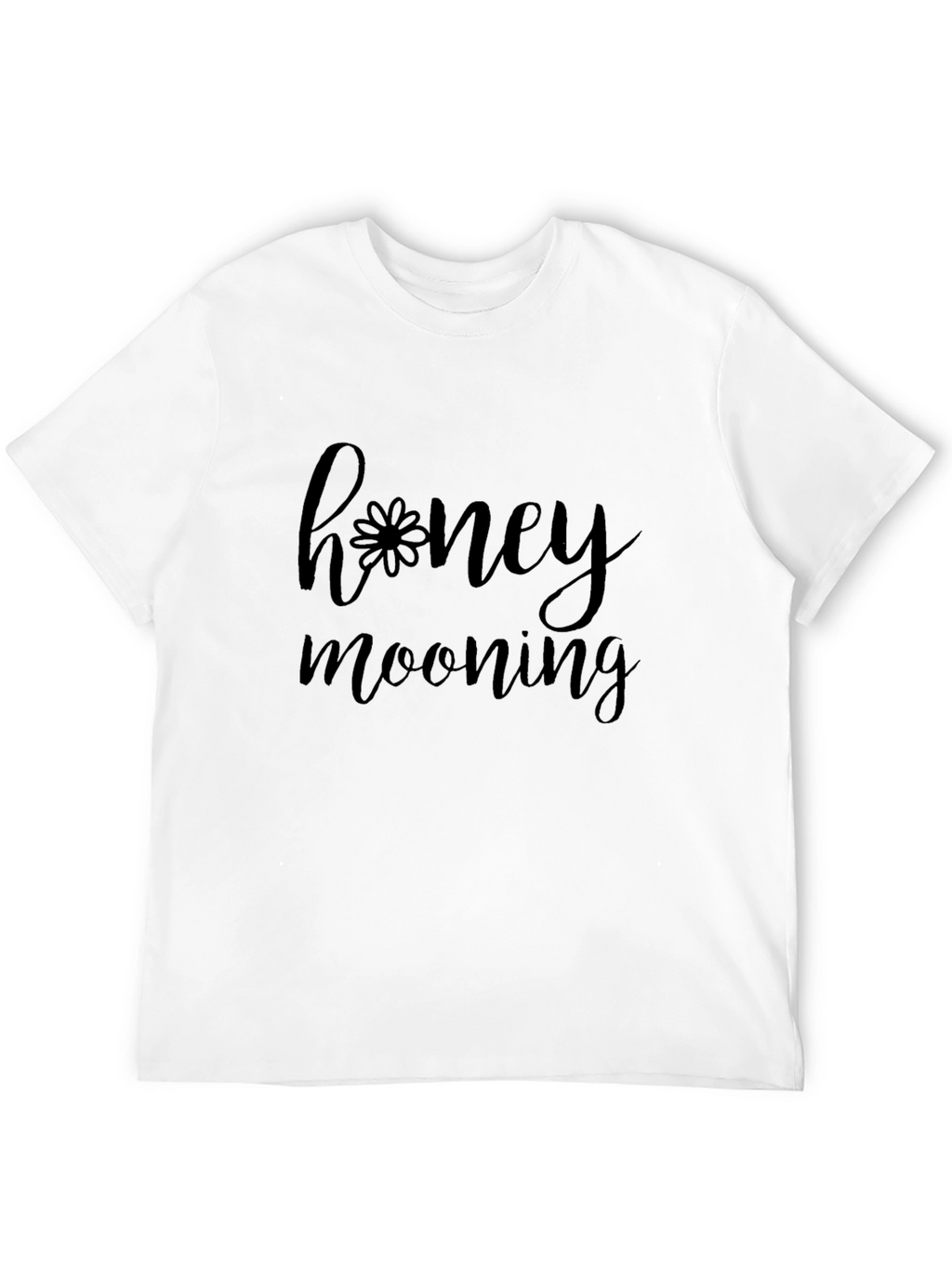 Honeymooning Black Graphic Tee - Couples Vacation Shirt