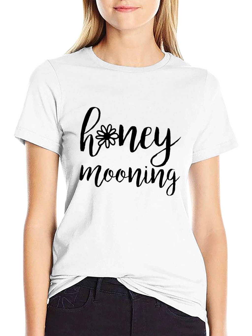 Honeymooning Black Graphic Tee - Couples Vacation Shirt