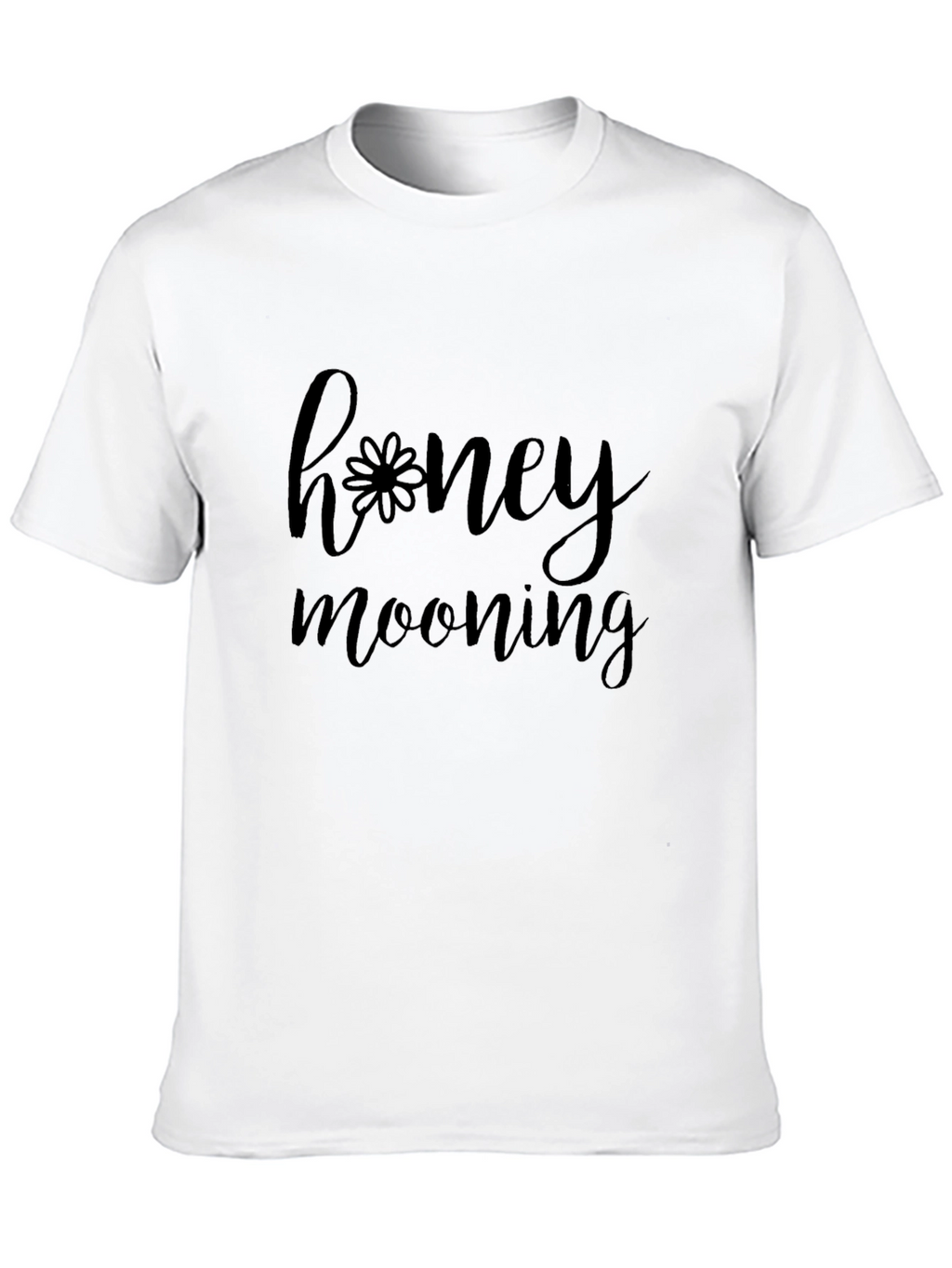 Honeymooning Black Graphic Tee - Couples Vacation Shirt