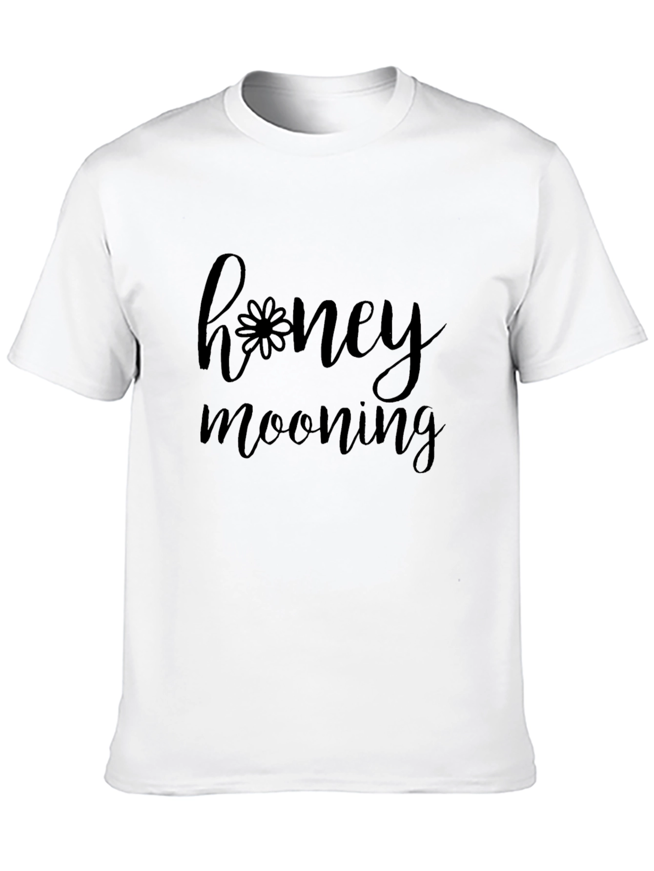 Honeymooning Black Graphic Tee - Couples Vacation Shirt