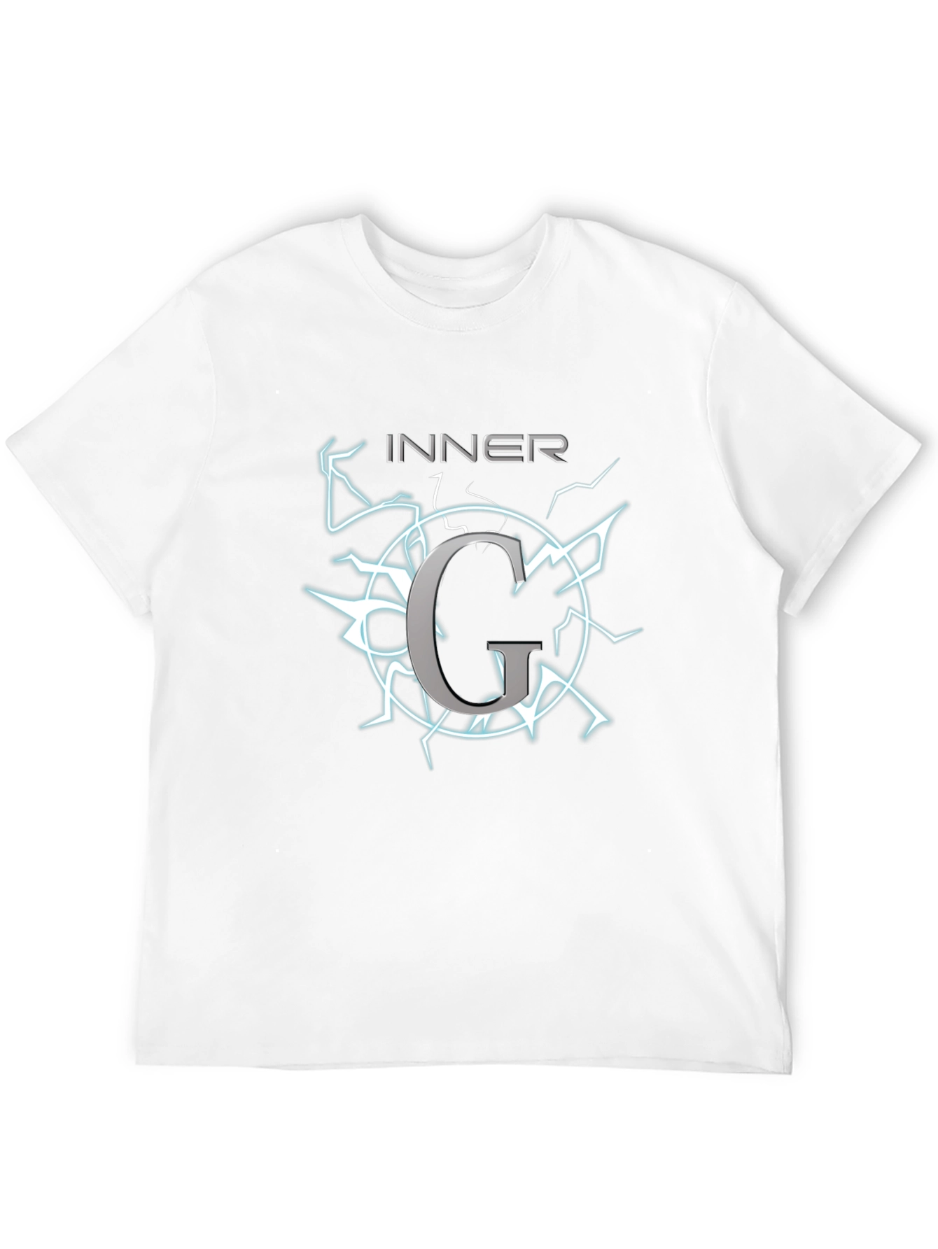 Inner G Graphic T-Shirt - Black Cotton Tee