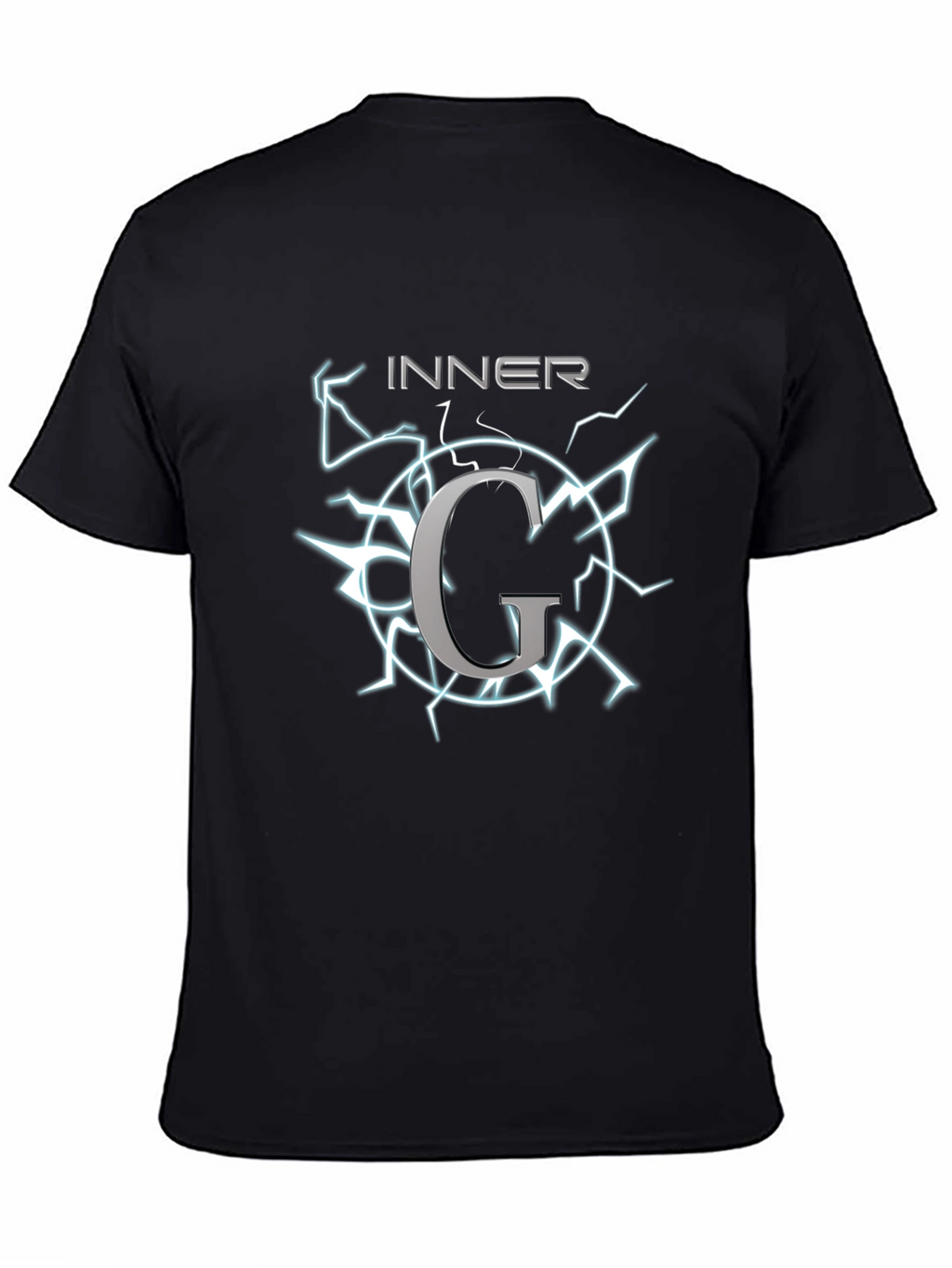 Inner G Graphic T-Shirt - Black Cotton Tee