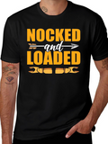 Nocked and Loaded Hunting Graphic T-Shirt