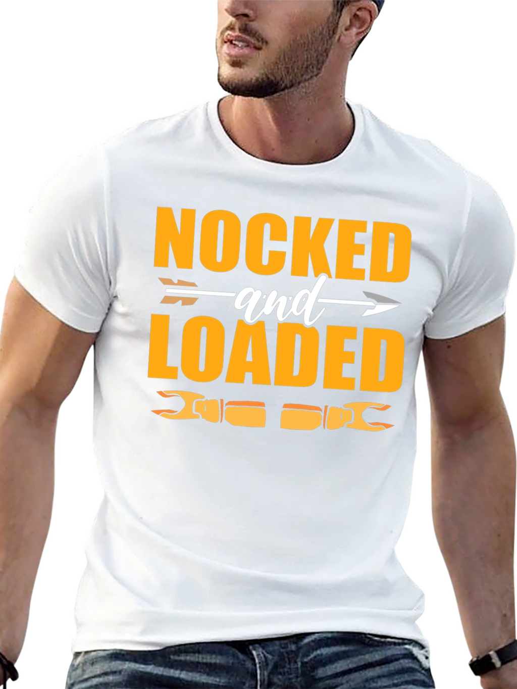 Nocked and Loaded Hunting Graphic T-Shirt