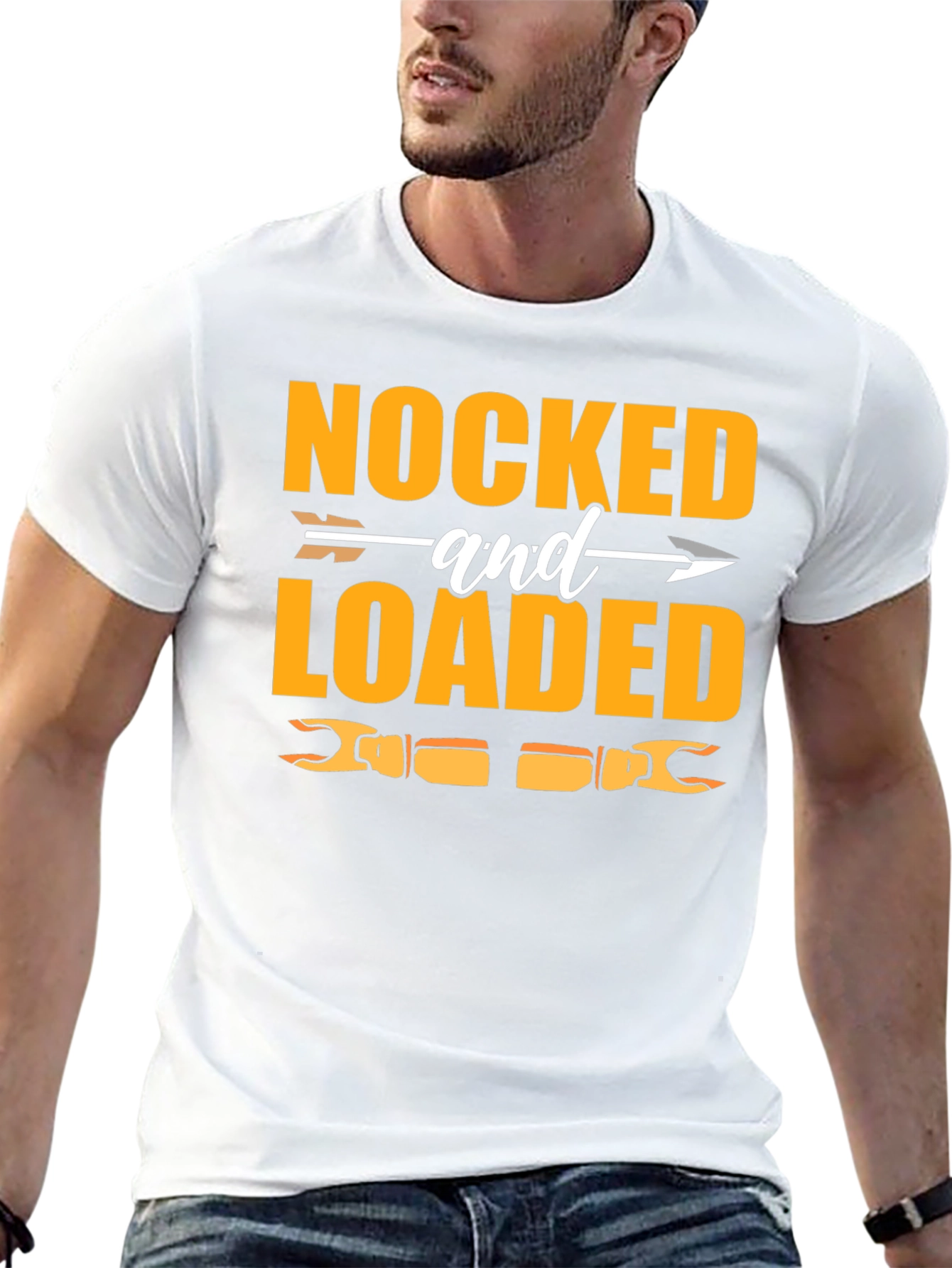 Nocked and Loaded Hunting Graphic T-Shirt