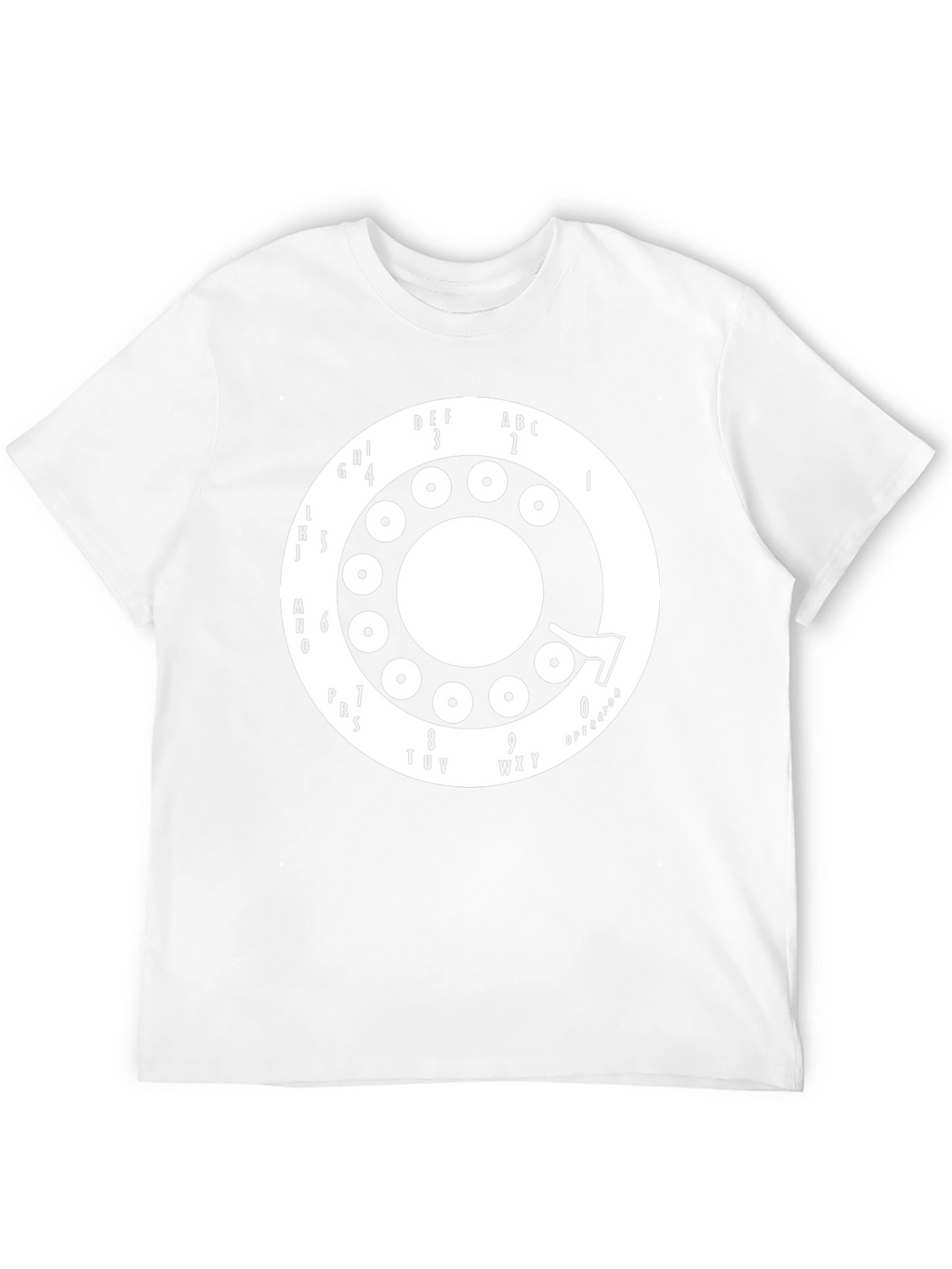 Retro Rotary Phone Dial T-Shirt