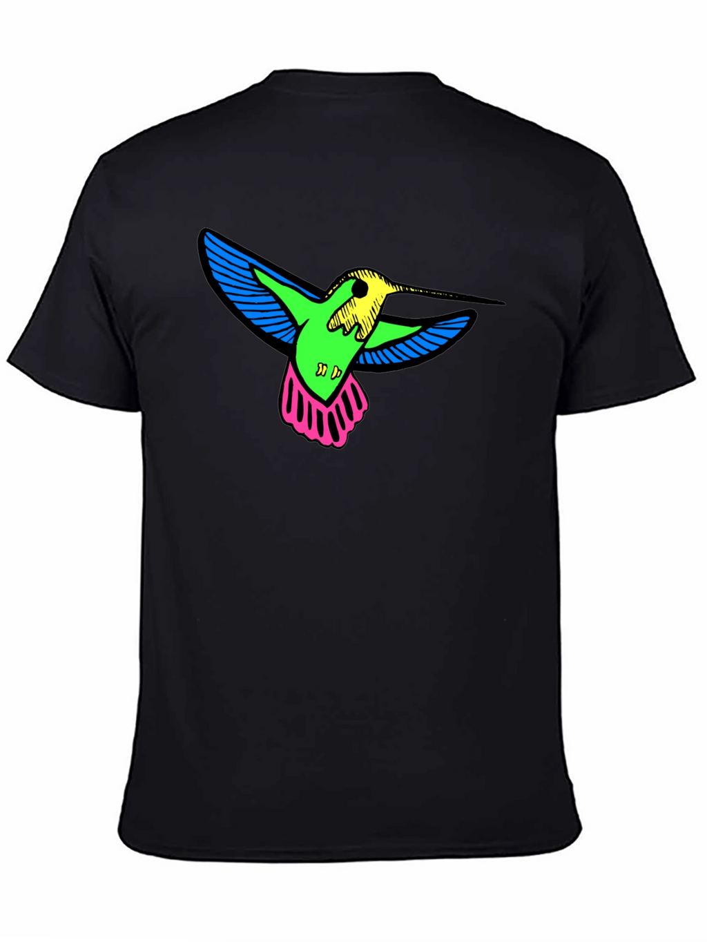 Neon Hummingbird Graphic Tee