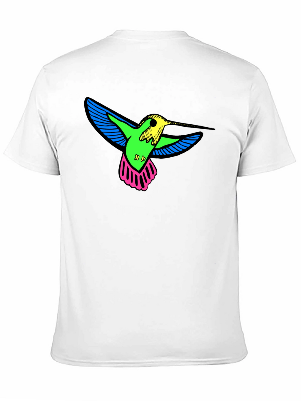 Neon Hummingbird Graphic Tee