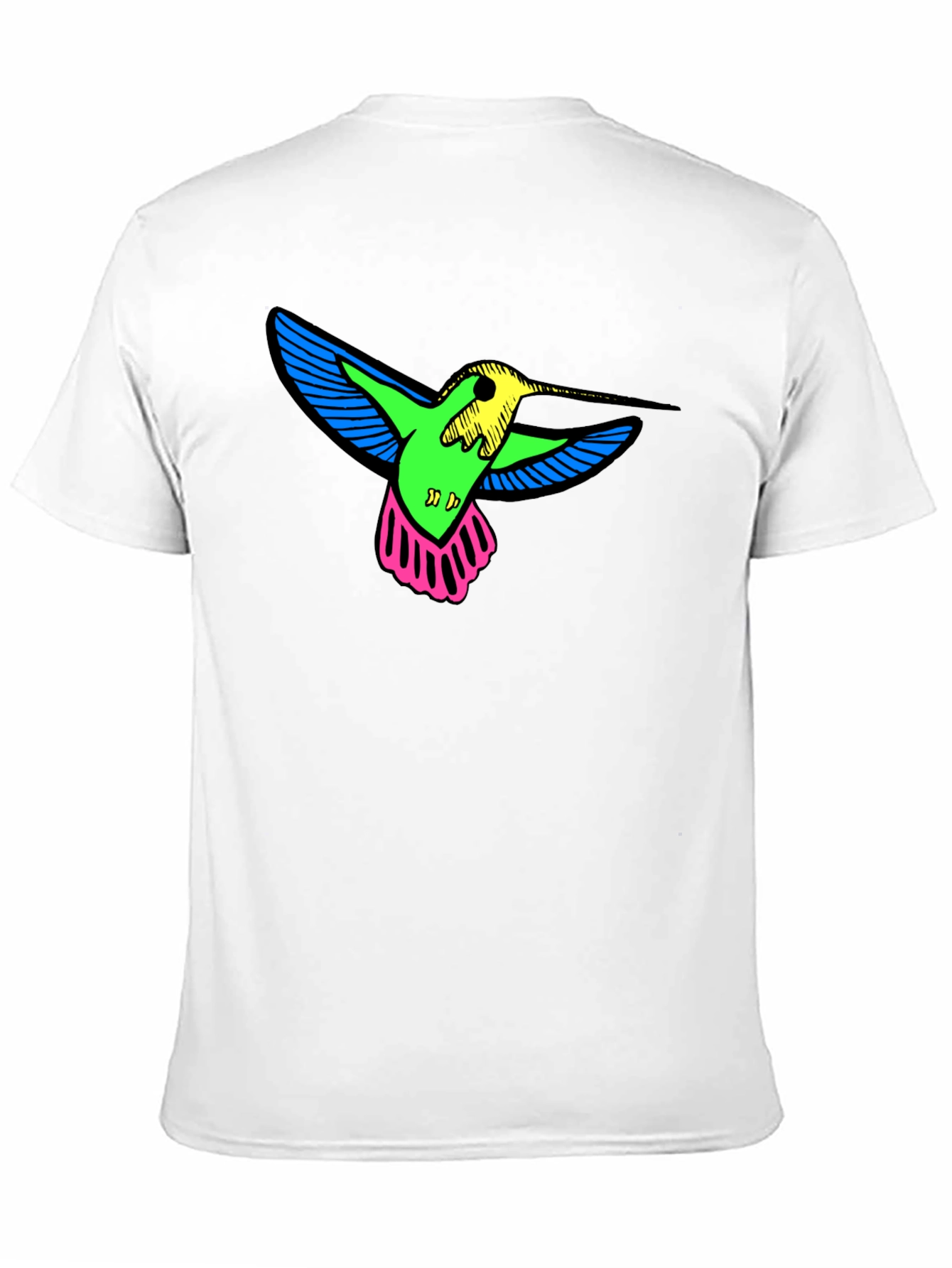 Neon Hummingbird Graphic Tee