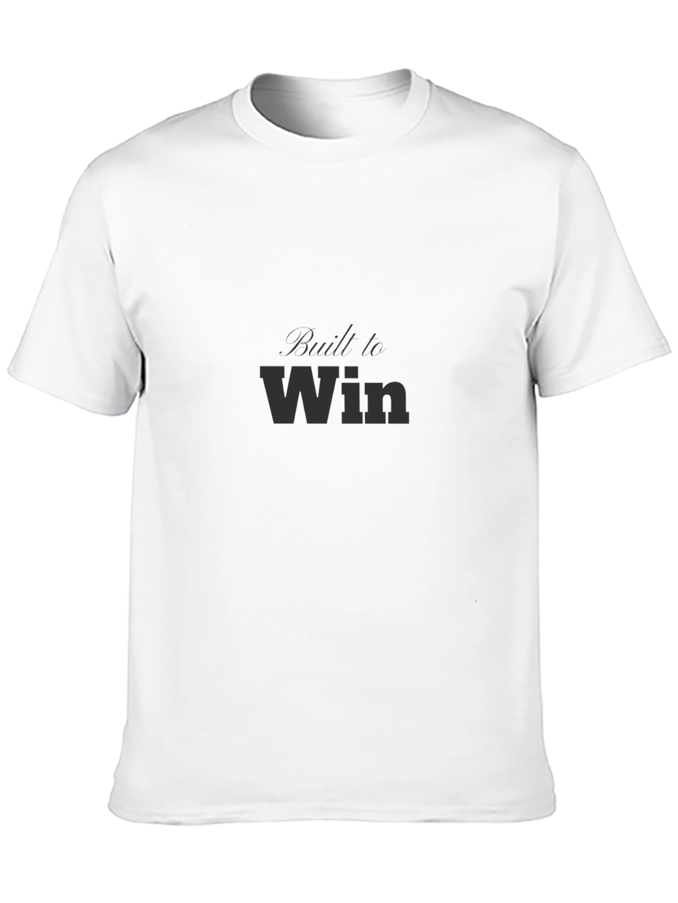 Built to Win Graphic Tee - Mens Black T-Shirt