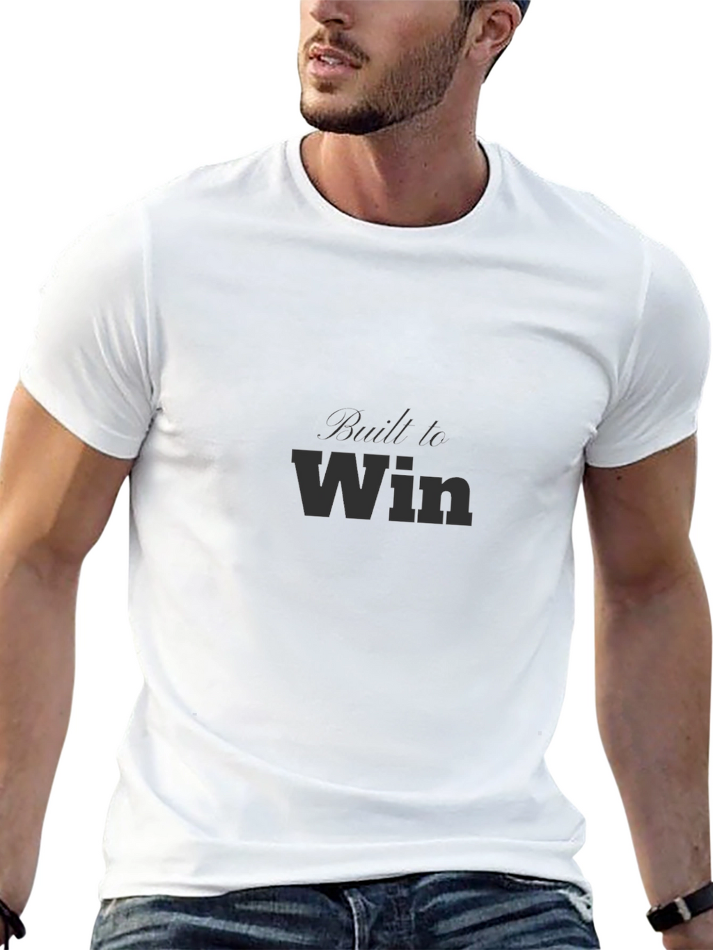 Built to Win Graphic Tee - Mens Black T-Shirt