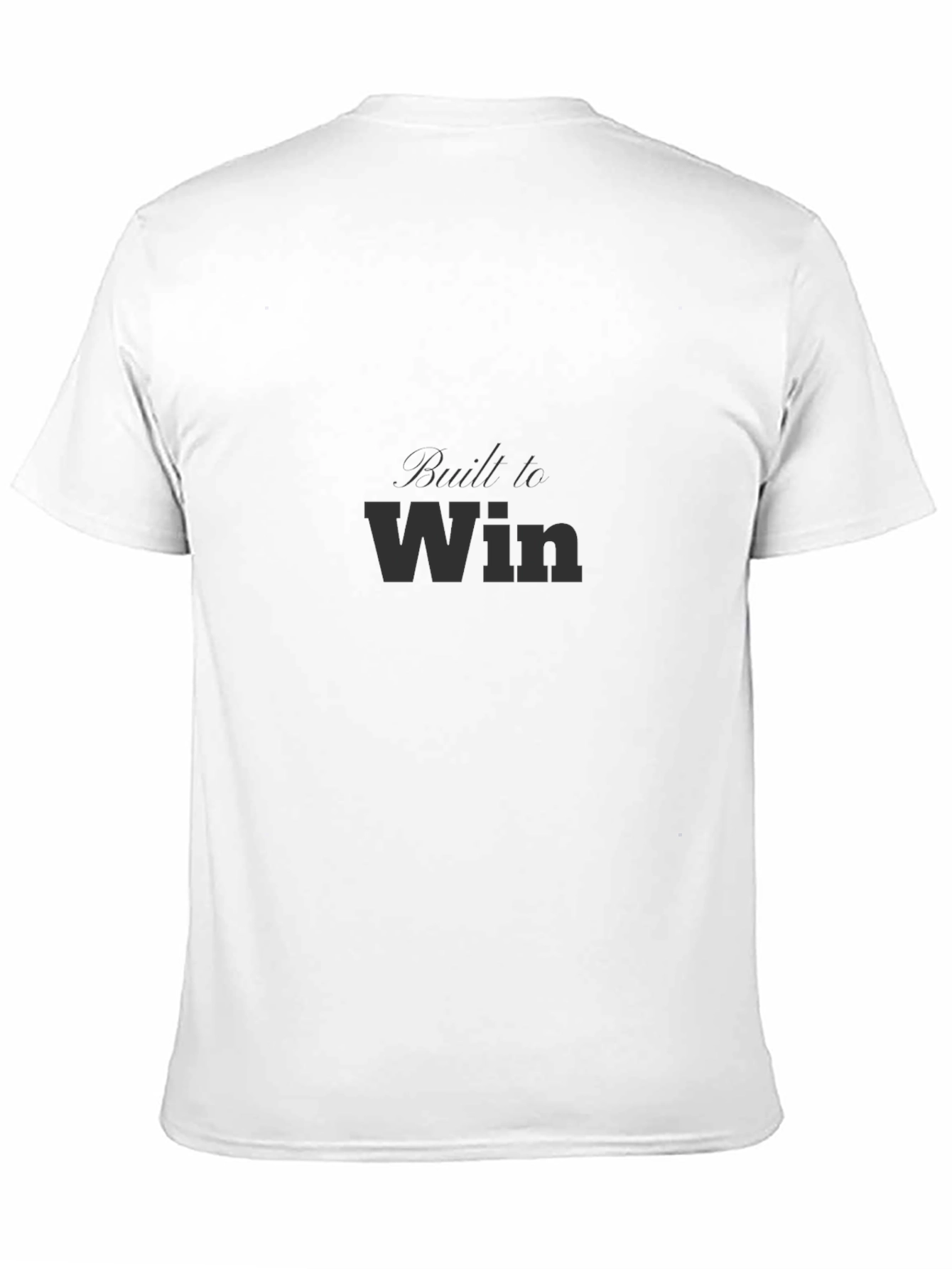 Built to Win Graphic Tee - Mens Black T-Shirt