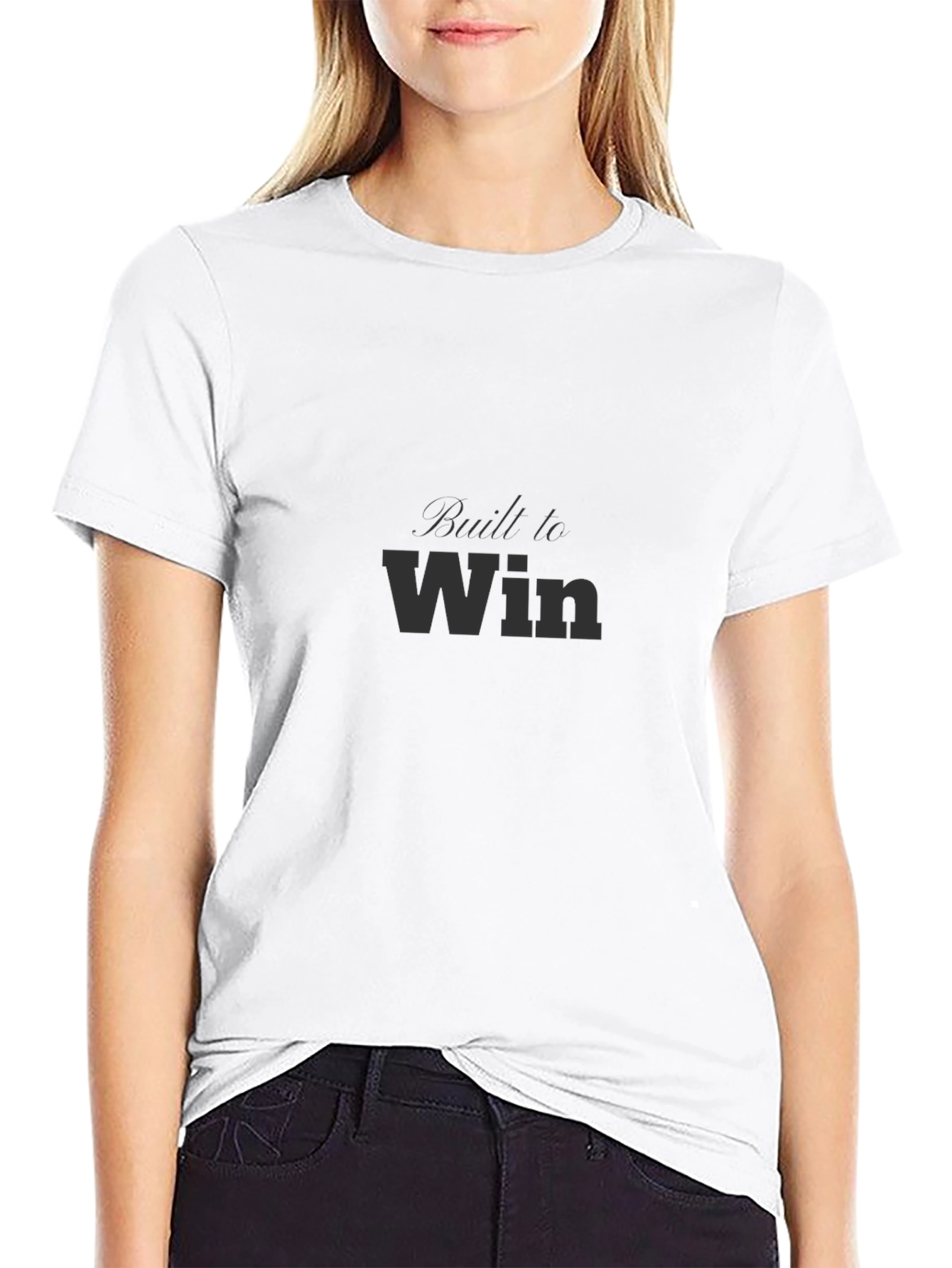 Built to Win Graphic Tee - Mens Black T-Shirt