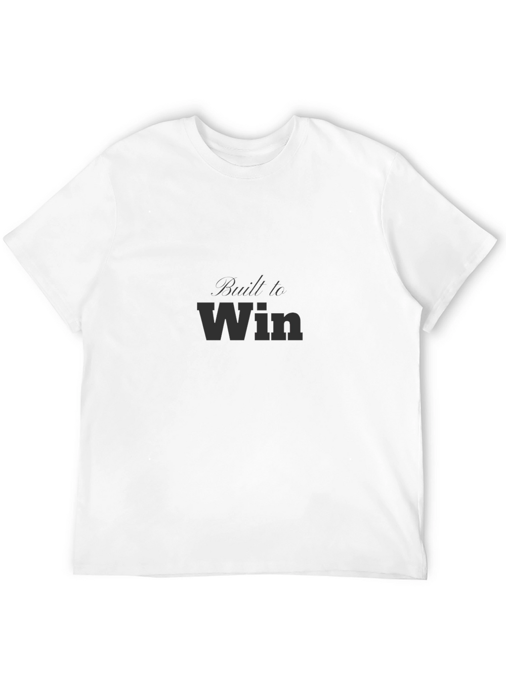 Built to Win Graphic Tee - Mens Black T-Shirt