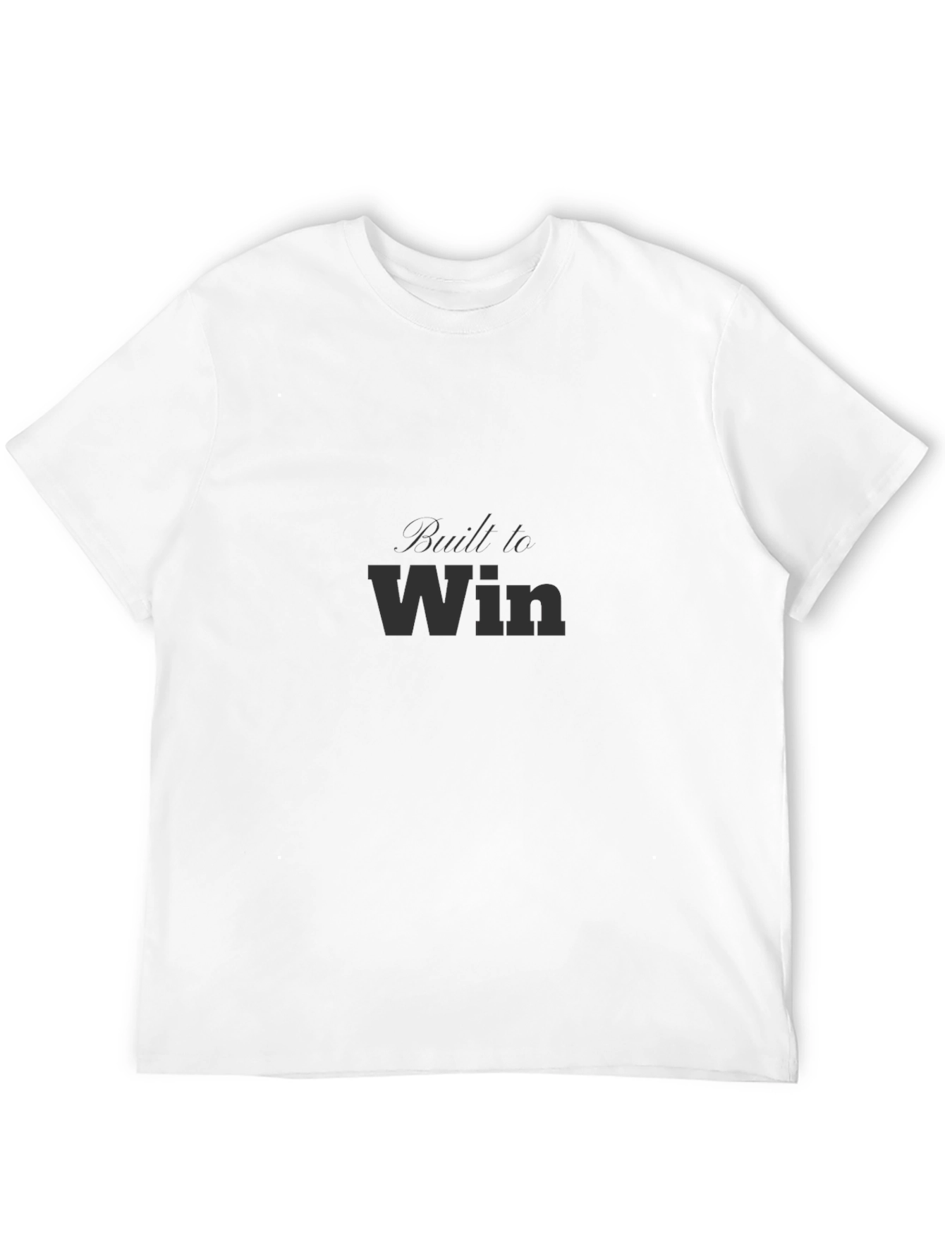 Built to Win Graphic Tee - Mens Black T-Shirt
