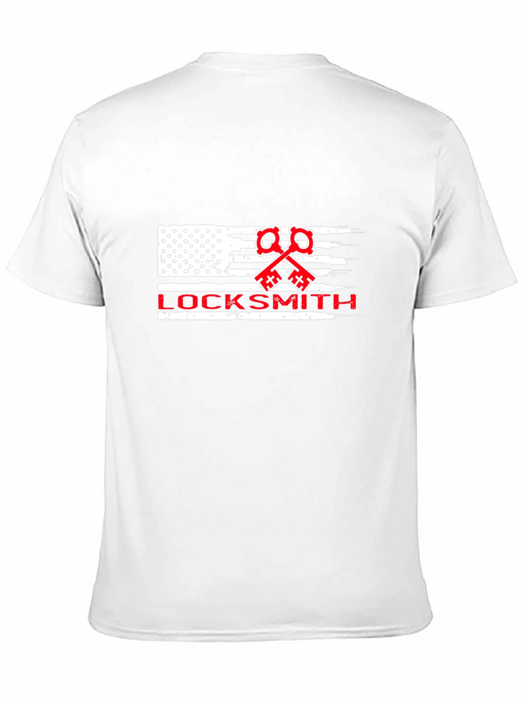 Locksmith American Flag Graphic T-Shirt