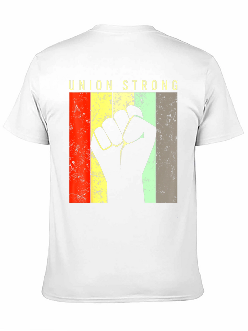Union Strong T-Shirt - Solidarity Fist Retro Design