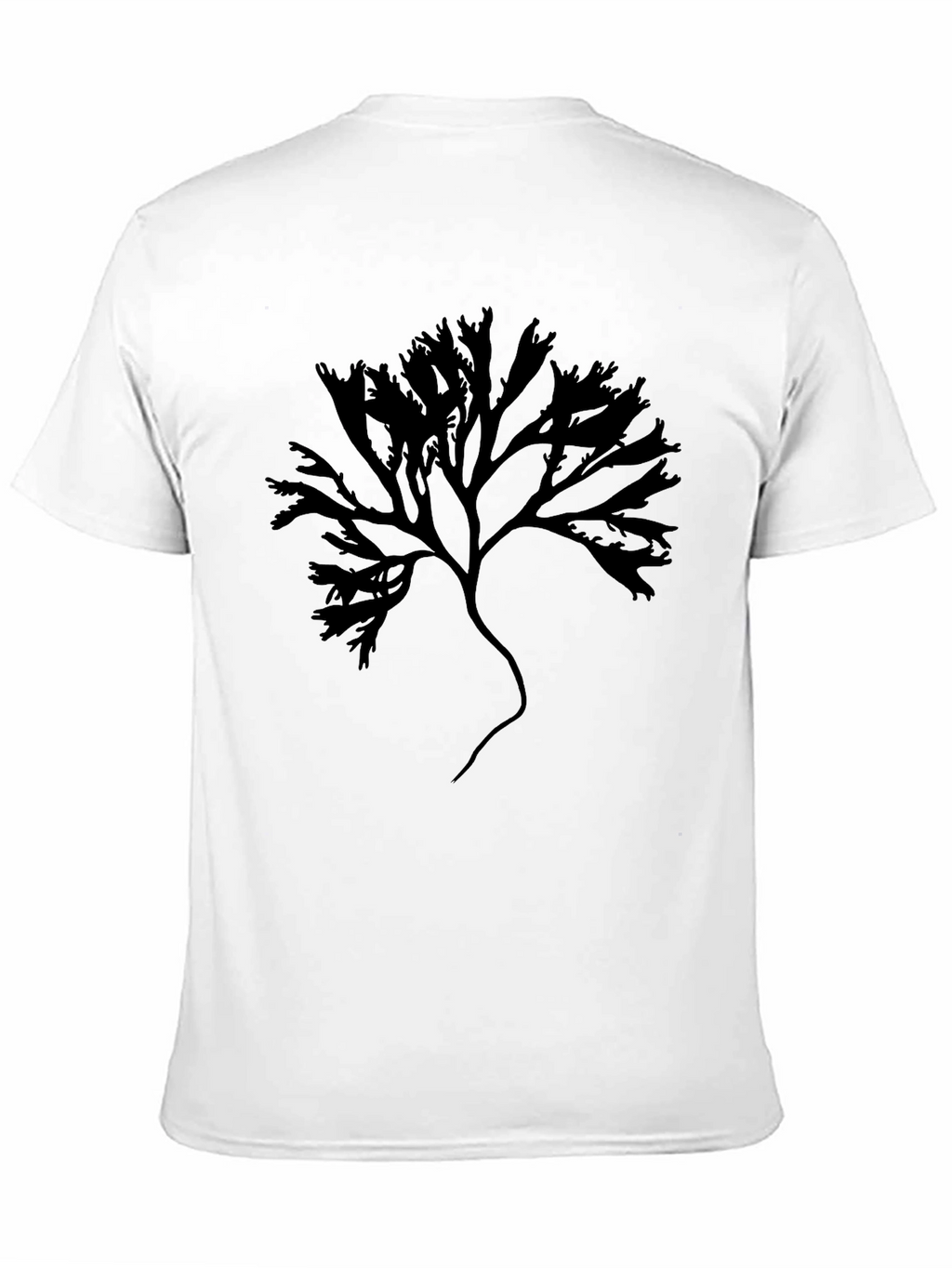 Nature Inspired Black Graphic Tee