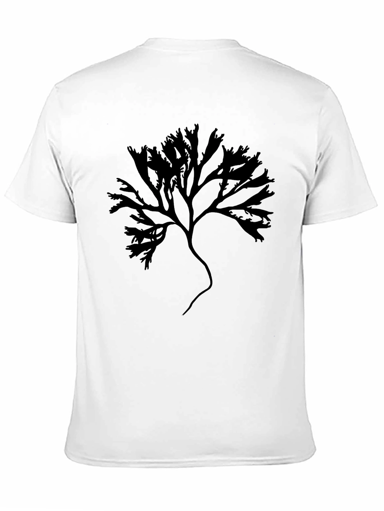 Nature Inspired Black Graphic Tee