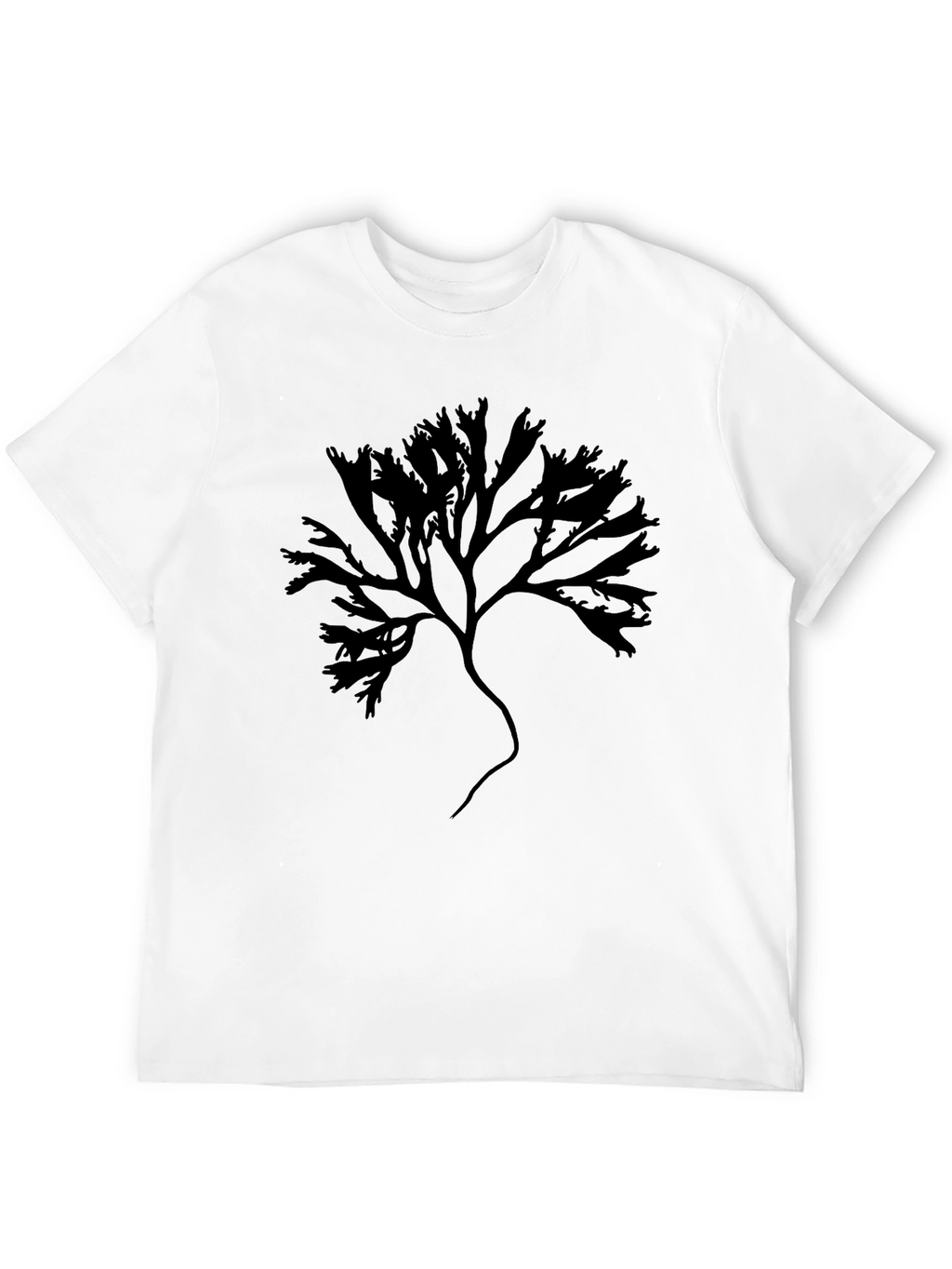 Nature Inspired Black Graphic Tee
