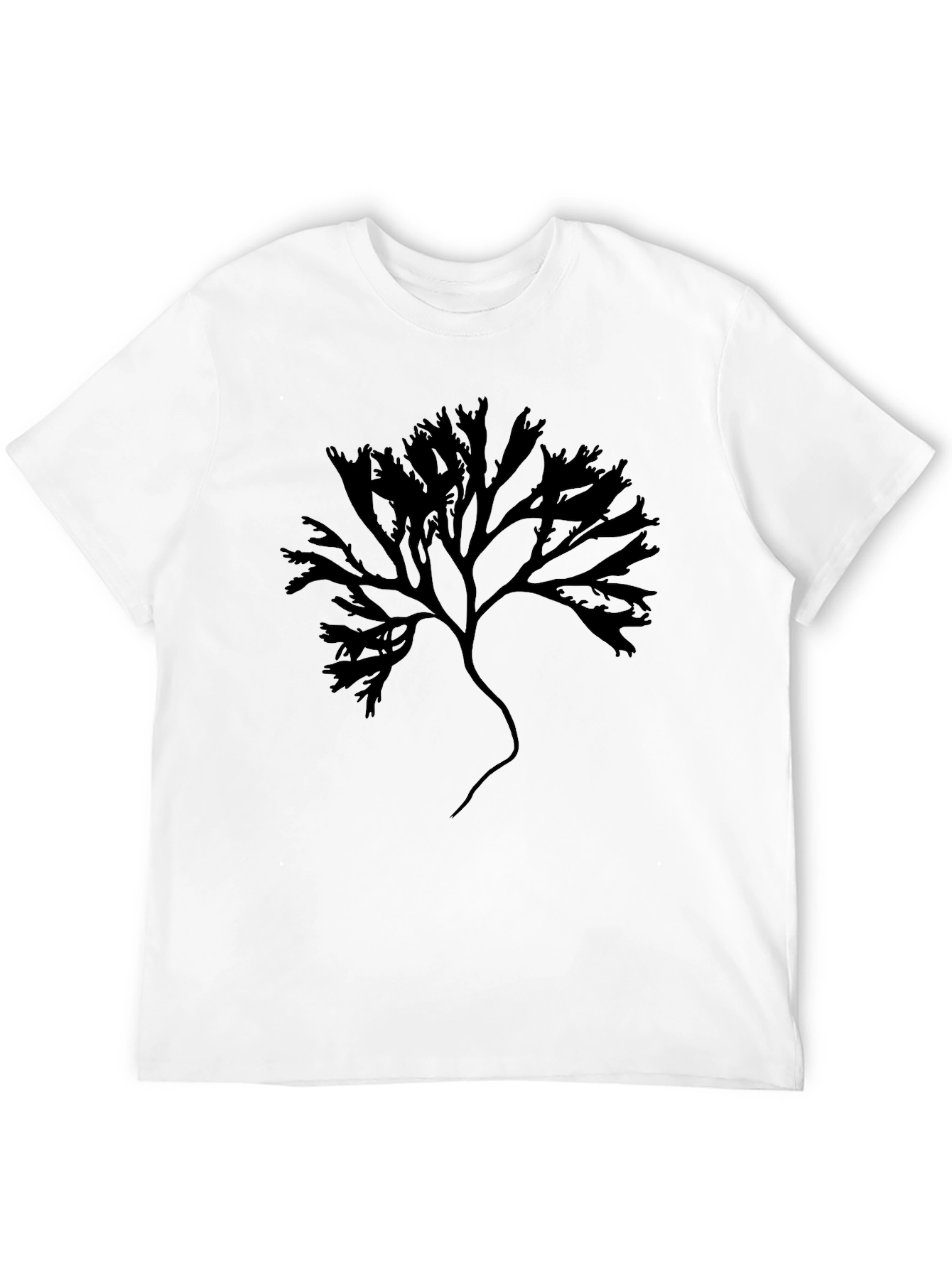 Nature Inspired Black Graphic Tee
