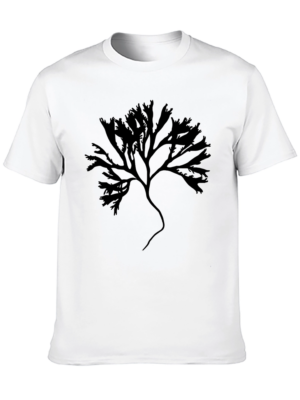 Nature Inspired Black Graphic Tee
