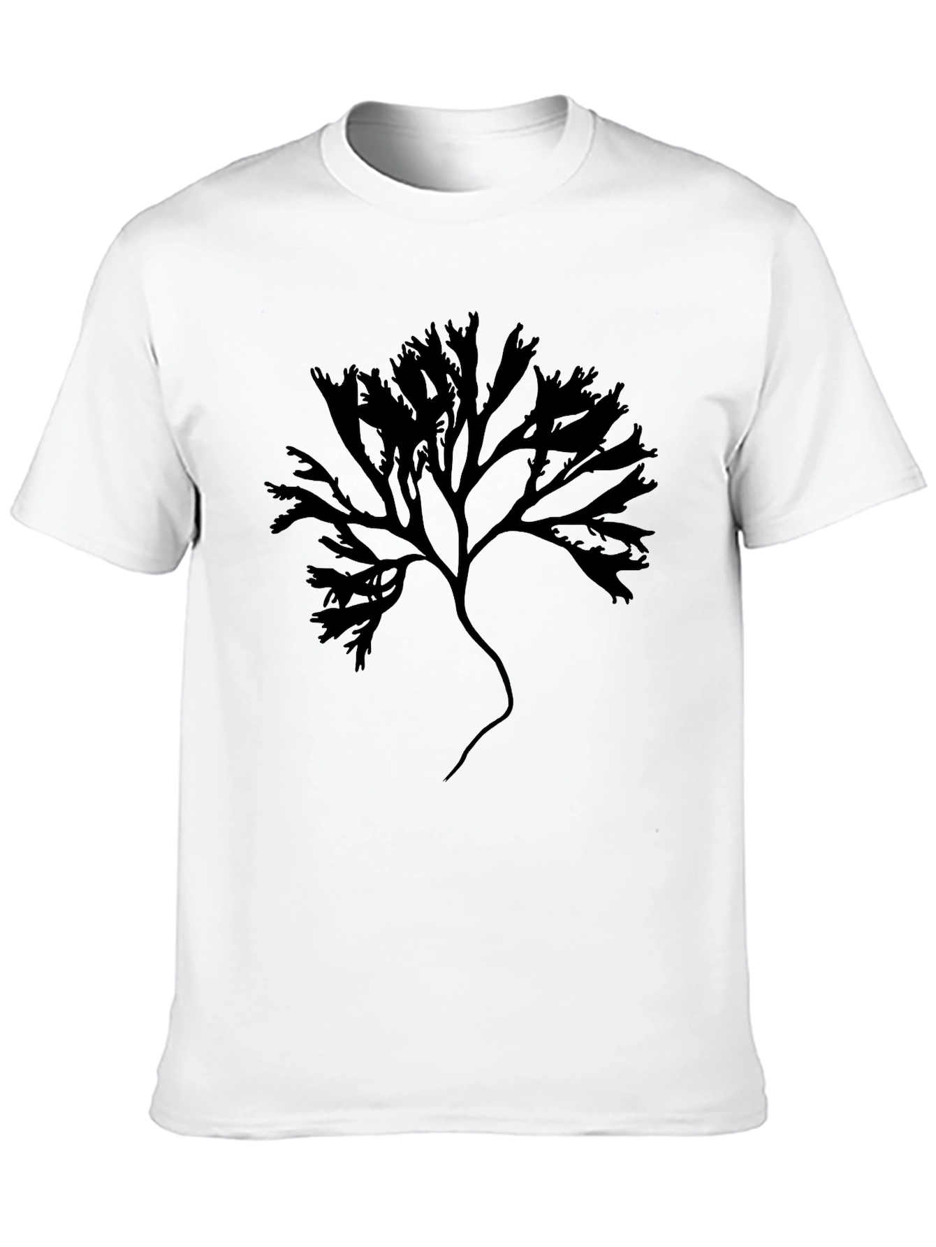 Nature Inspired Black Graphic Tee