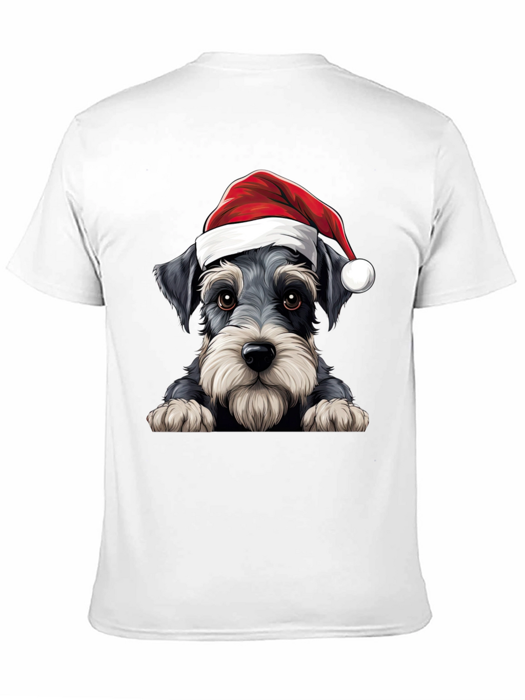 Holiday Schnauzer T-Shirt - Christmas Dog Tee