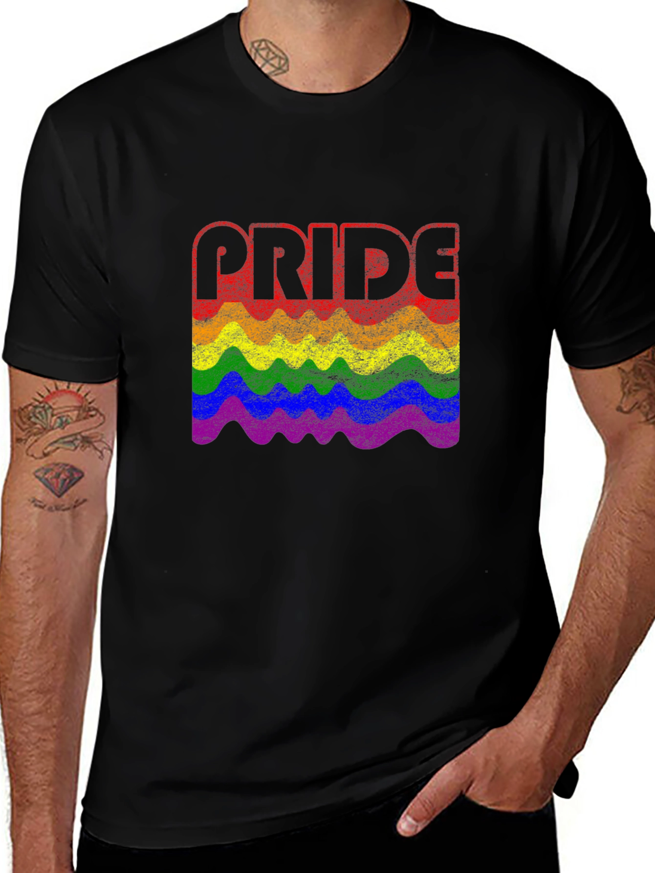 Pride Rainbow Graphic T-Shirt