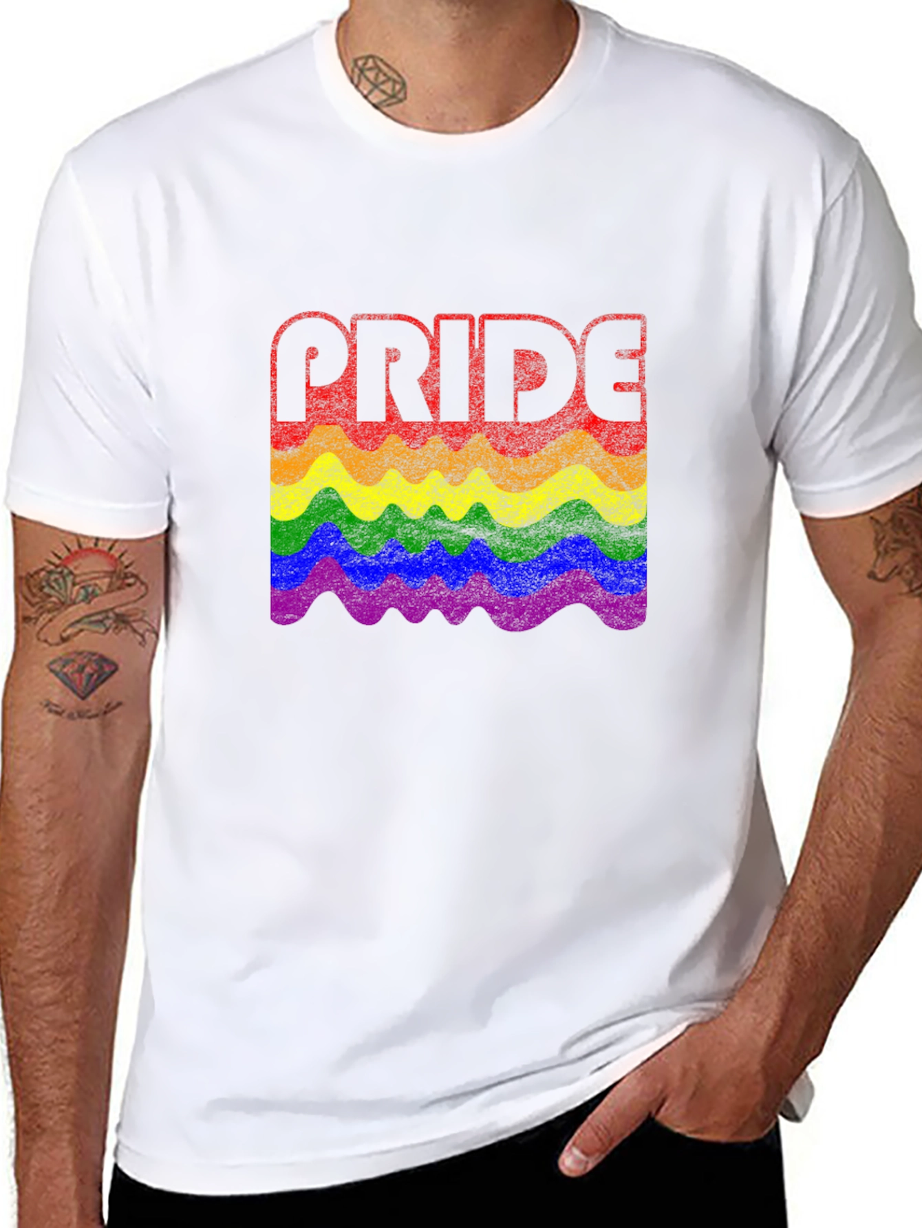 Pride Rainbow Graphic T-Shirt