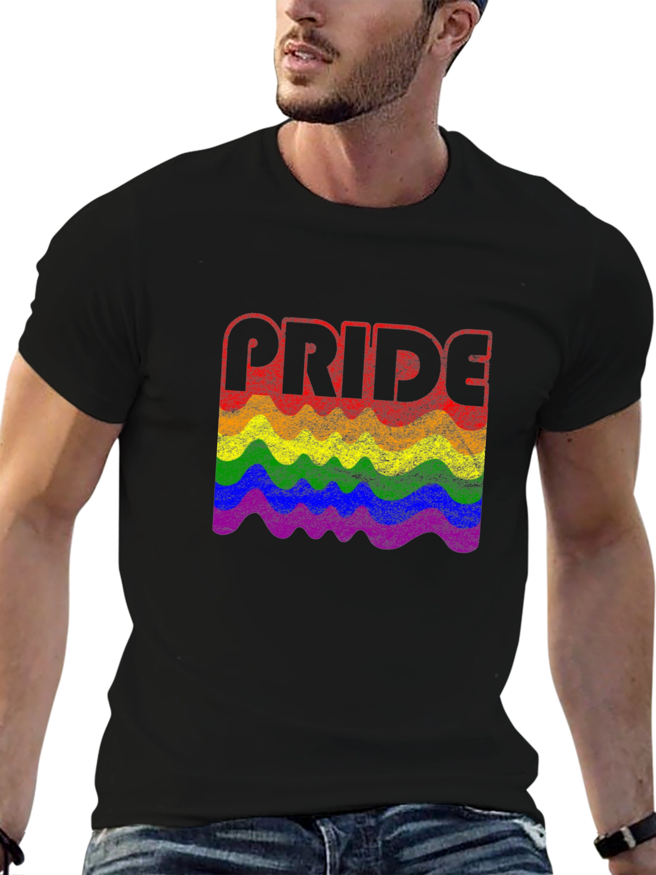 Pride Rainbow Graphic T-Shirt