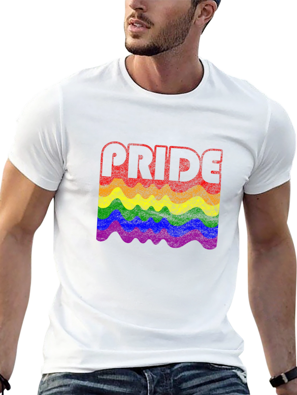 Pride Rainbow Graphic T-Shirt