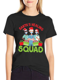 Santas Healing Squad T-Shirt - Christmas Nurse Tee