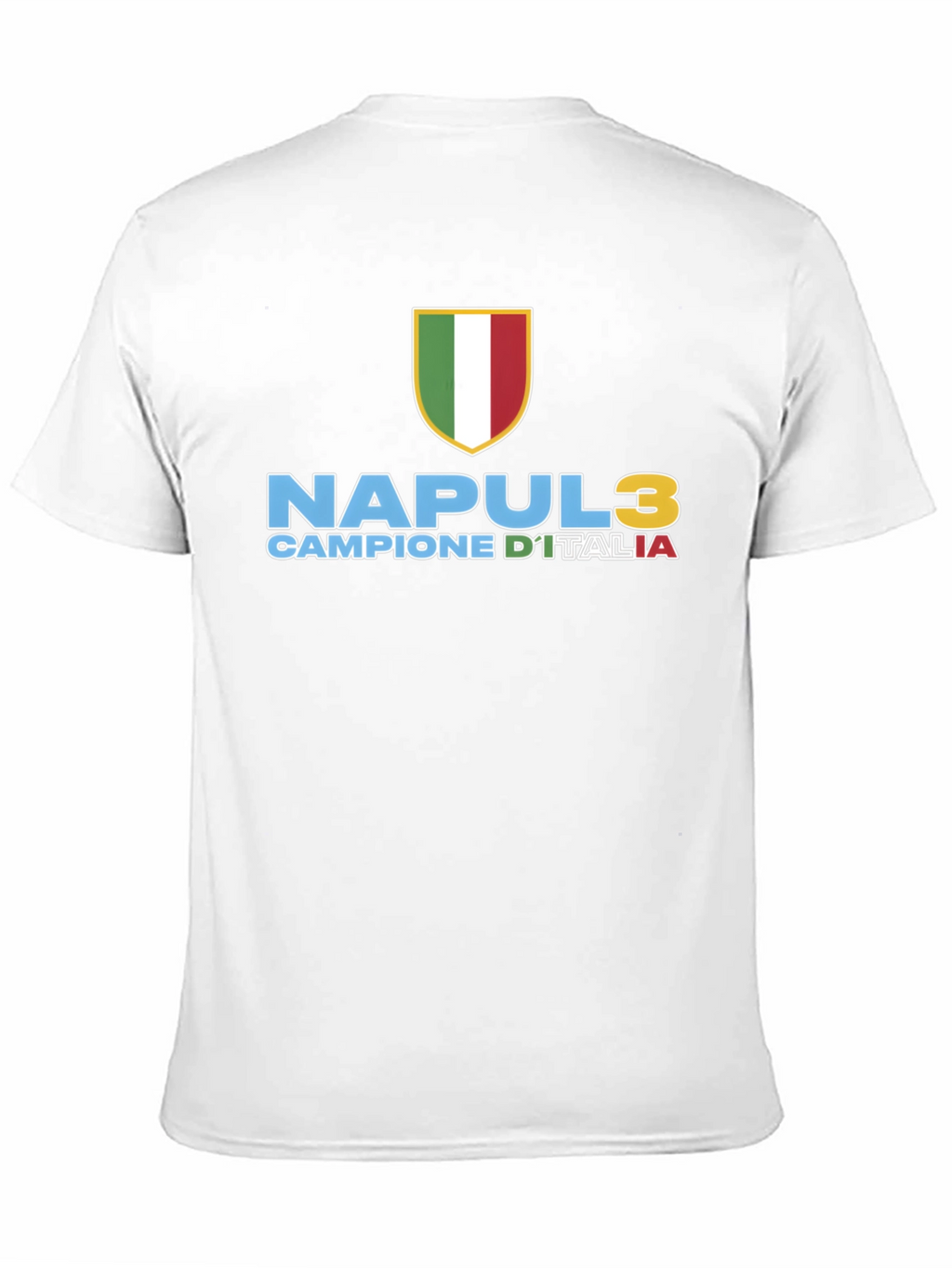 Napoli 3 Scudetto T-Shirt - Campione DItalia