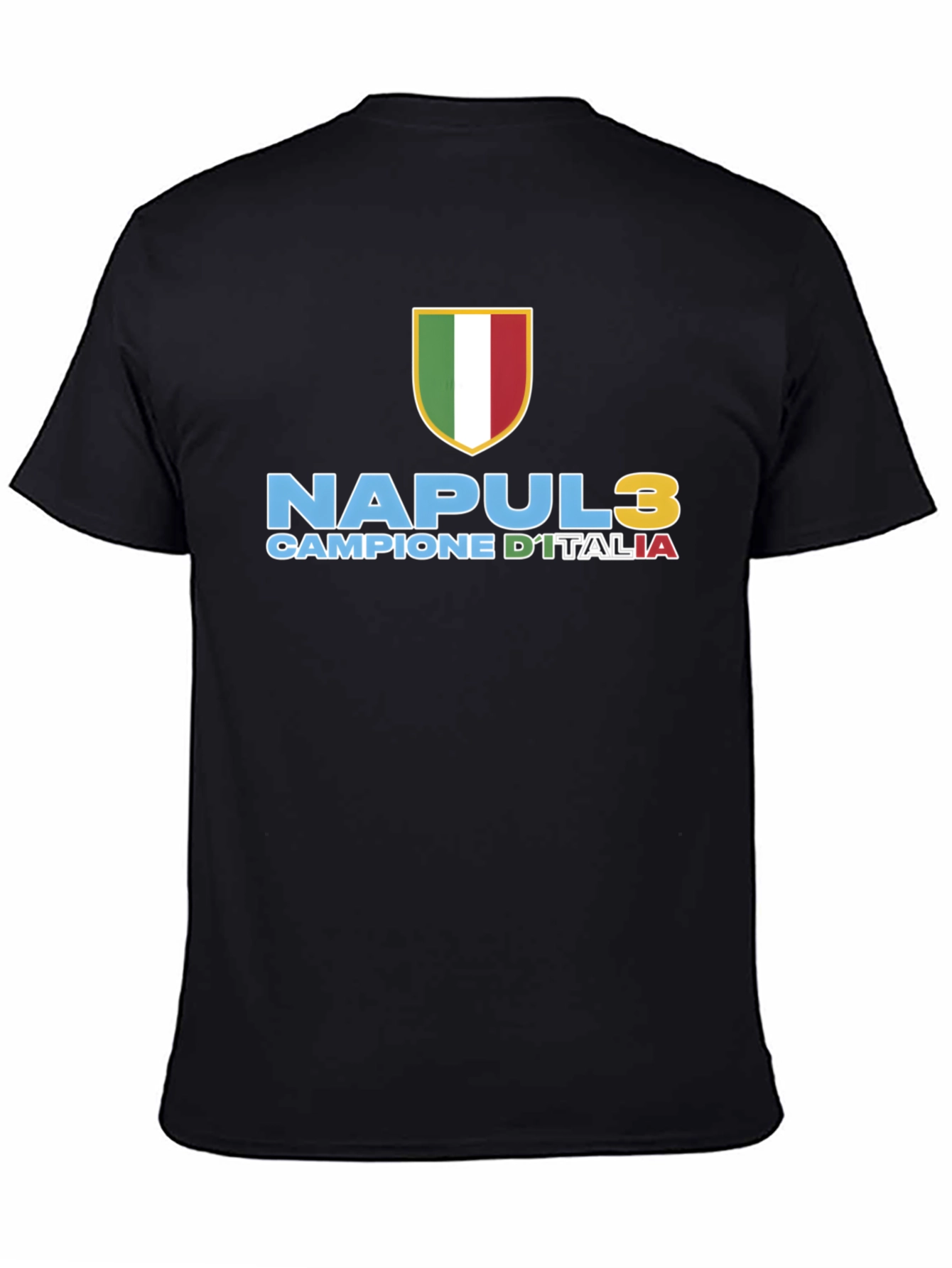 Napoli 3 Scudetto T-Shirt - Campione DItalia
