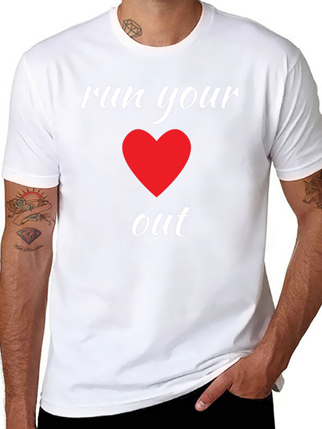 Run Your Heart Out Graphic Tee