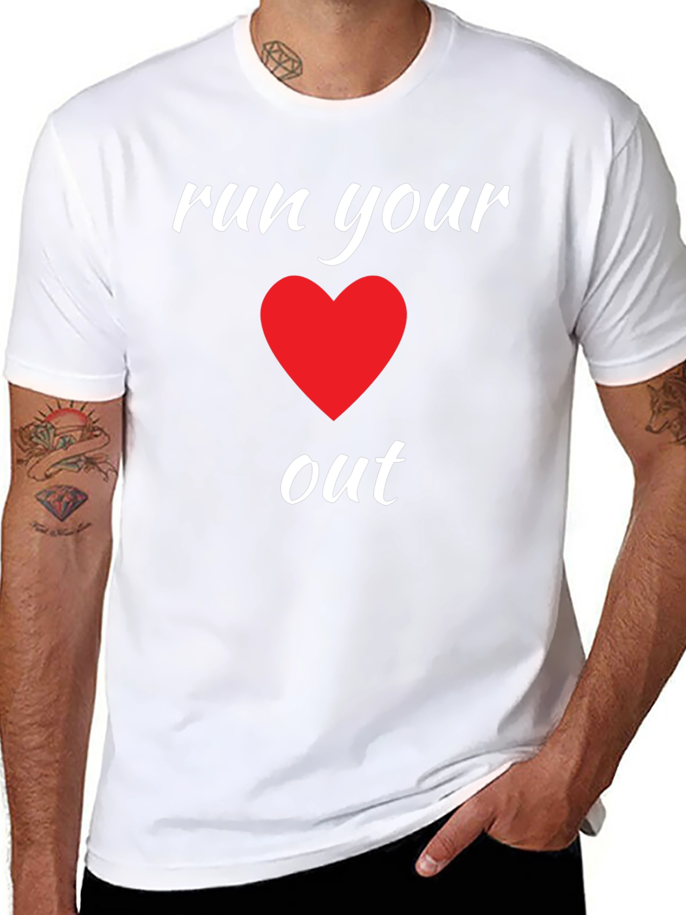 Run Your Heart Out Graphic Tee