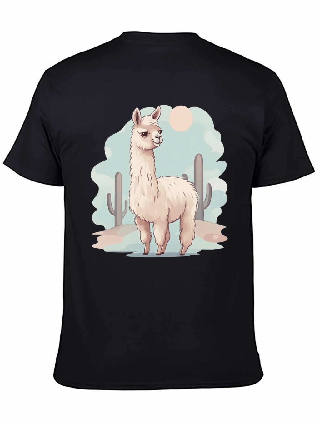 Llama Desert Graphic Tee - Cool & Casual