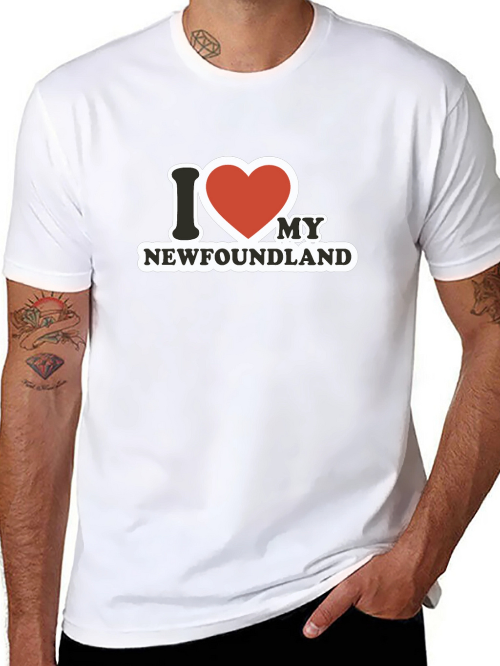 I Love My Newfoundland T-Shirt