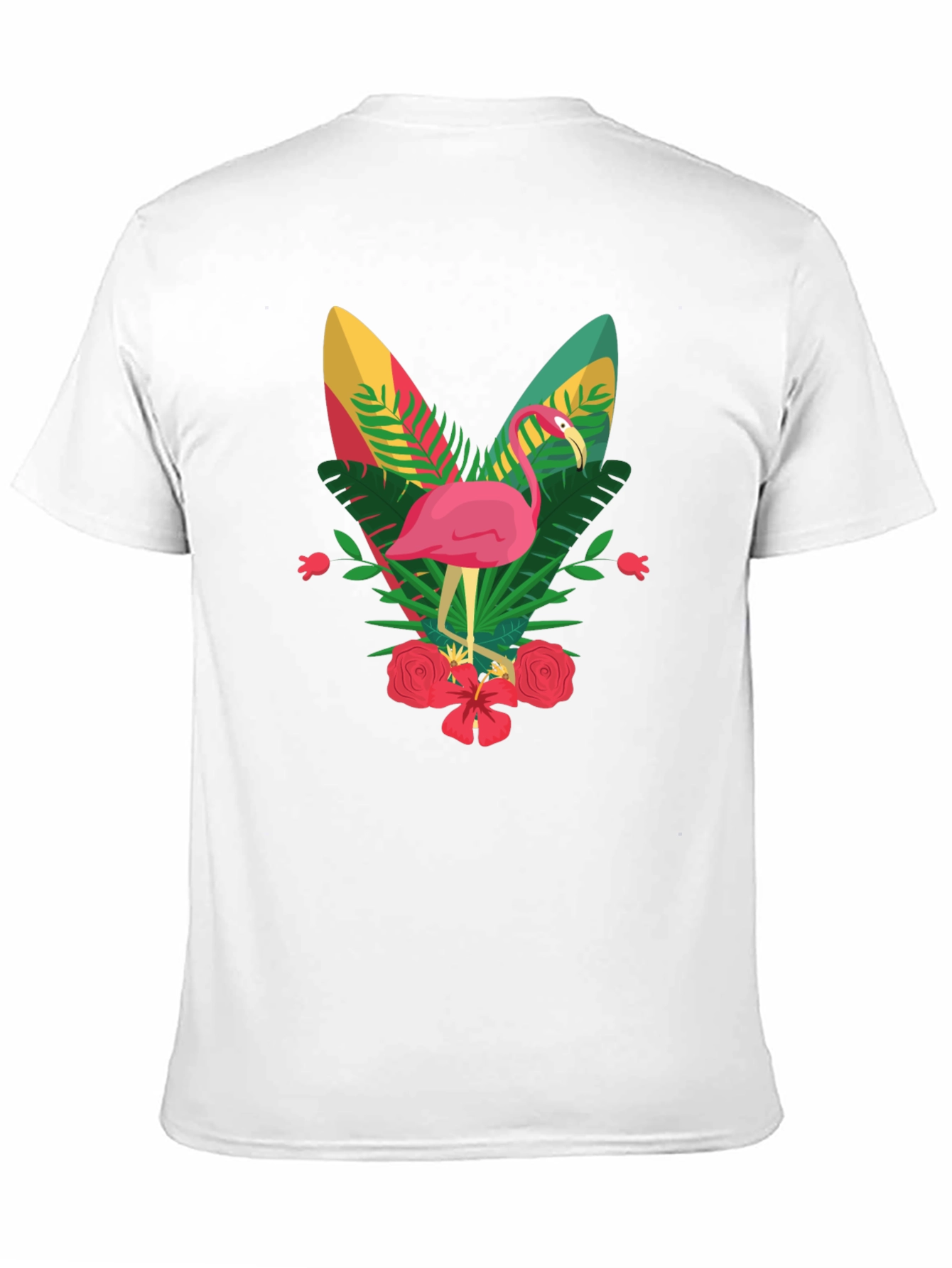 Flamingo Graphic Tee - Tropical Vibes