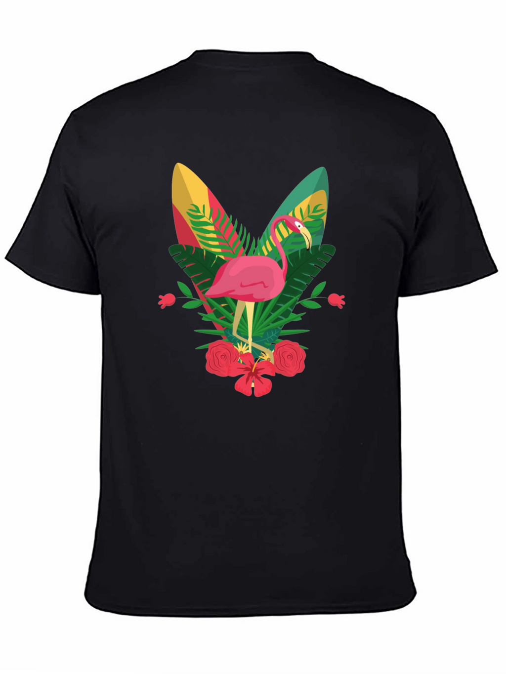 Flamingo Graphic Tee - Tropical Vibes