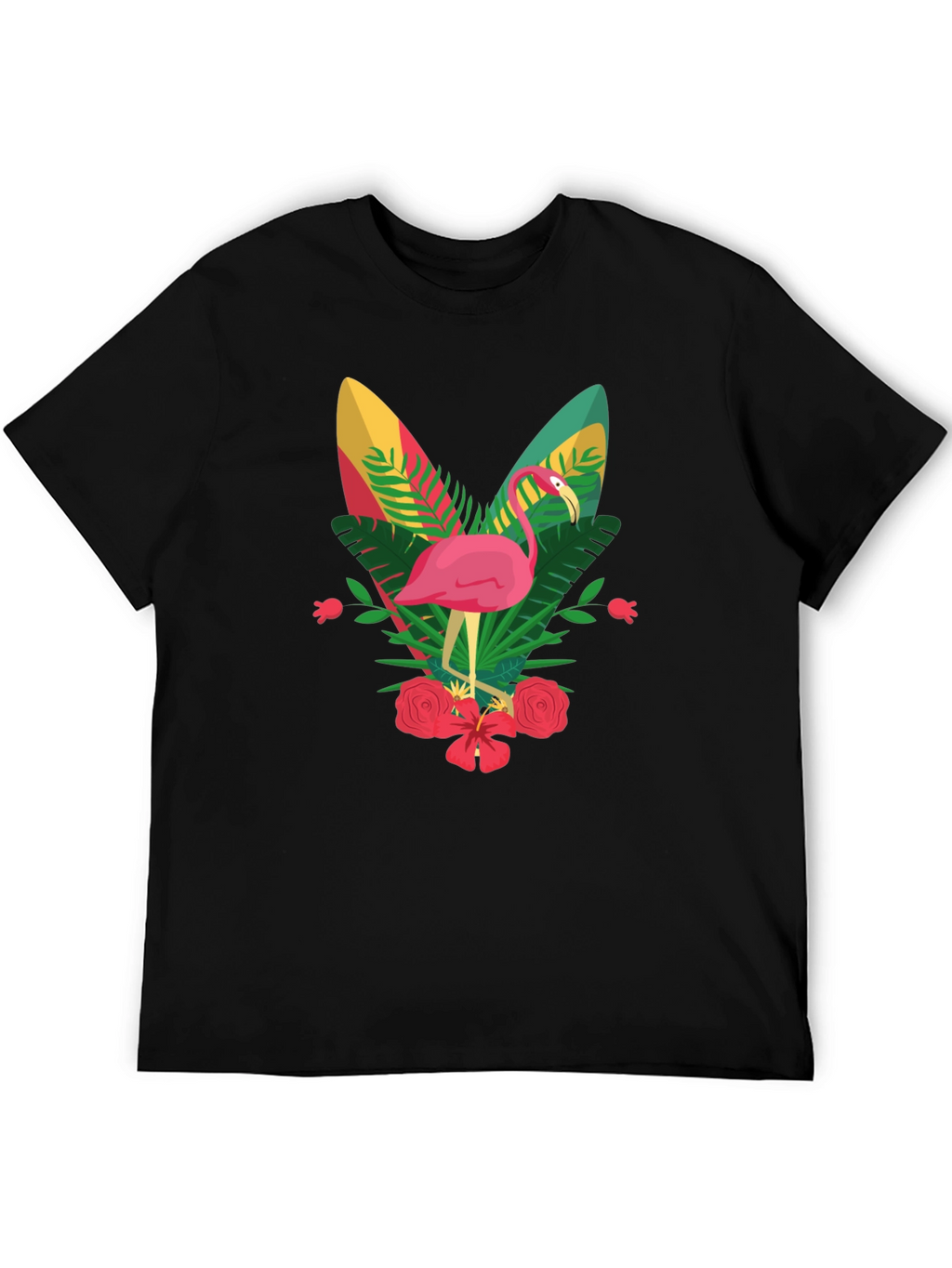 Flamingo Graphic Tee - Tropical Vibes