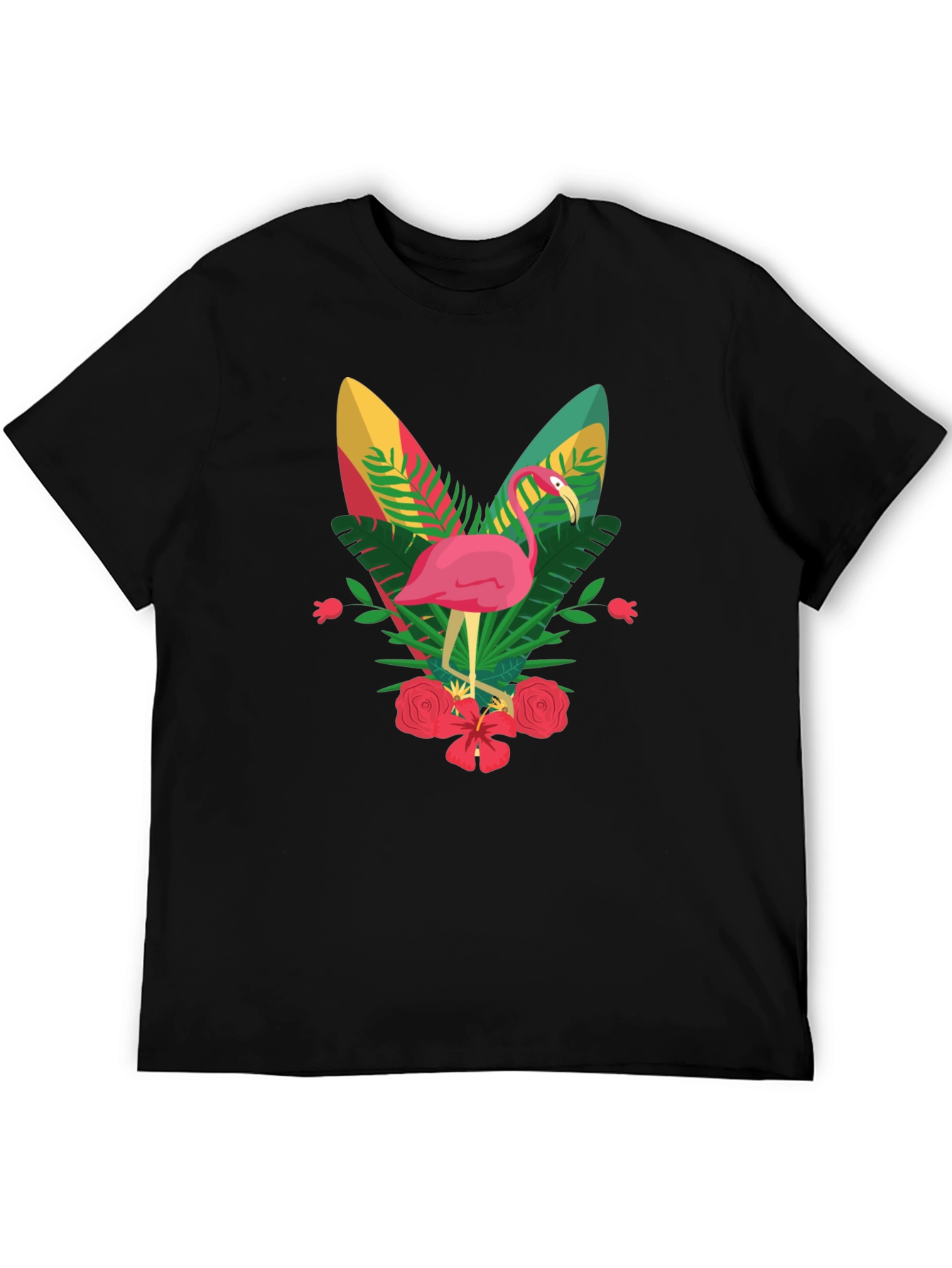 Flamingo Graphic Tee - Tropical Vibes